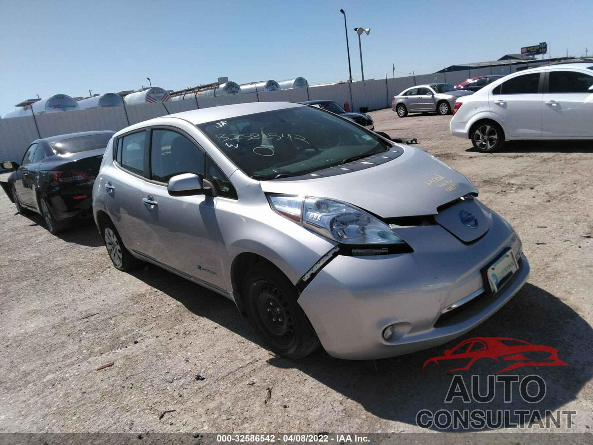 NISSAN LEAF 2017 - 1N4BZ0CP4HC311129
