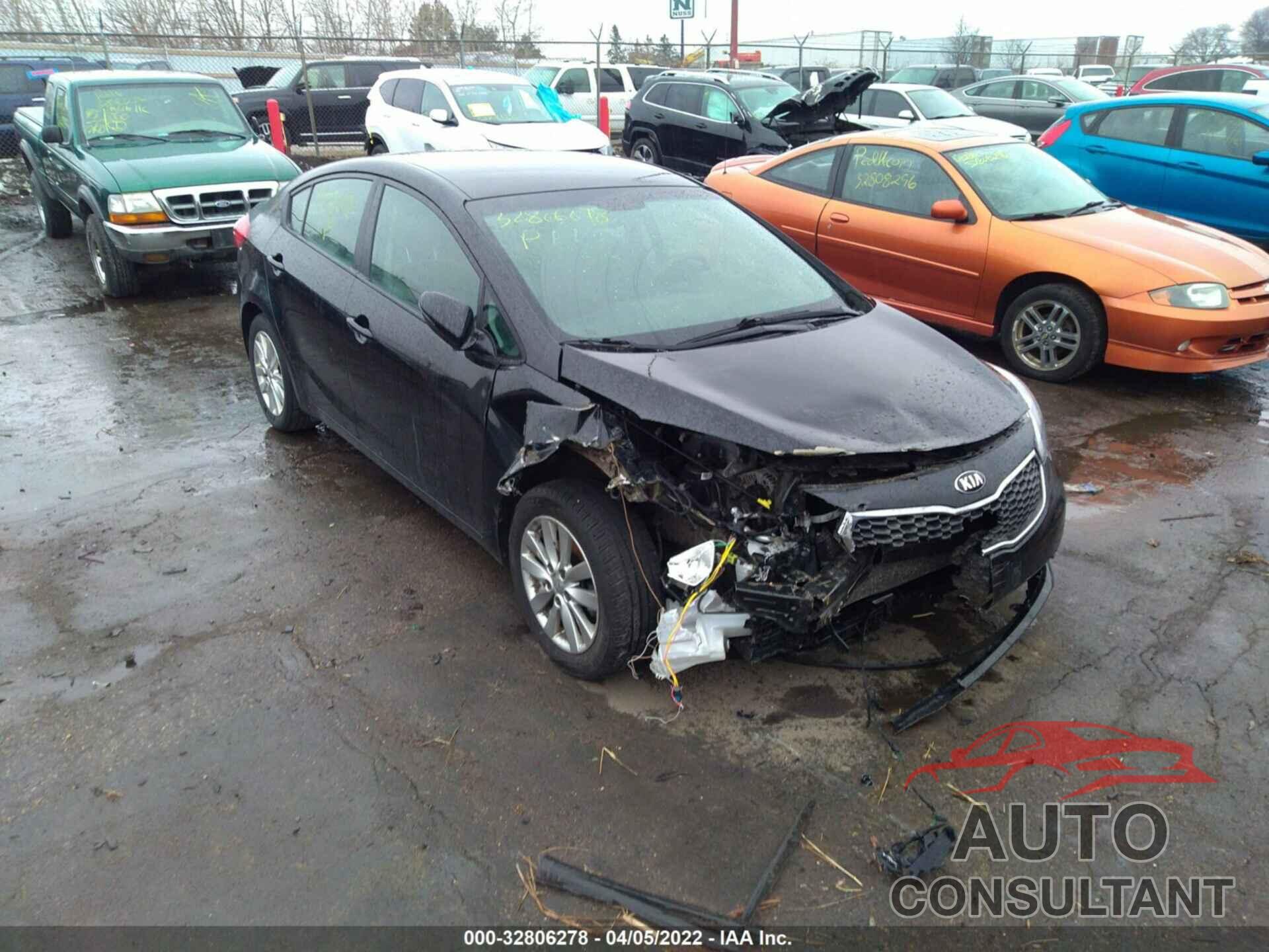 KIA FORTE 2016 - KNAFX4A69G5610179