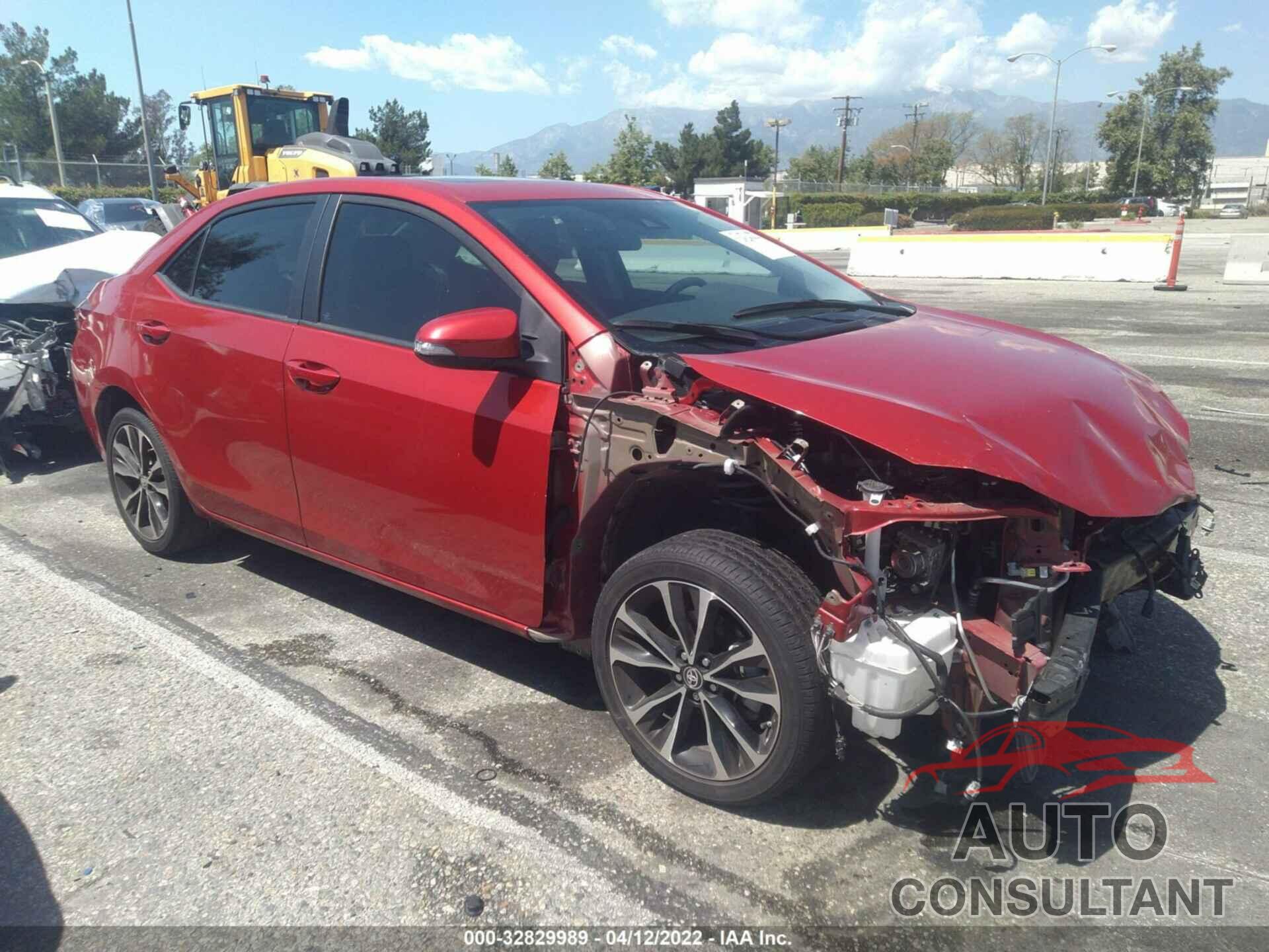 TOYOTA COROLLA 2019 - 5YFBURHE8KP921084