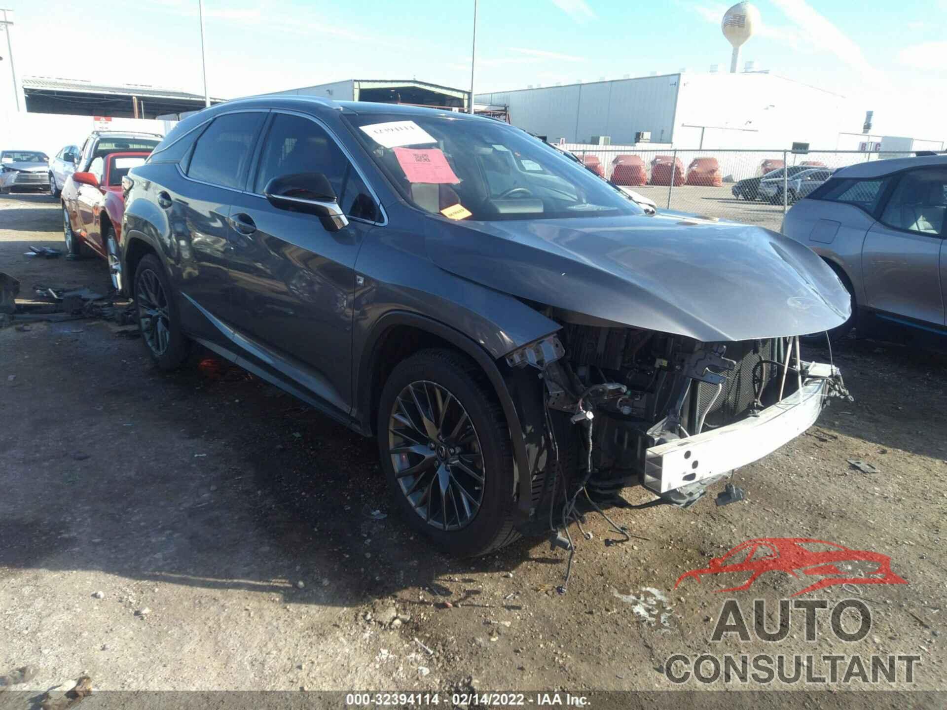 LEXUS RX 350 2016 - 2T2BZMCA6GC046308