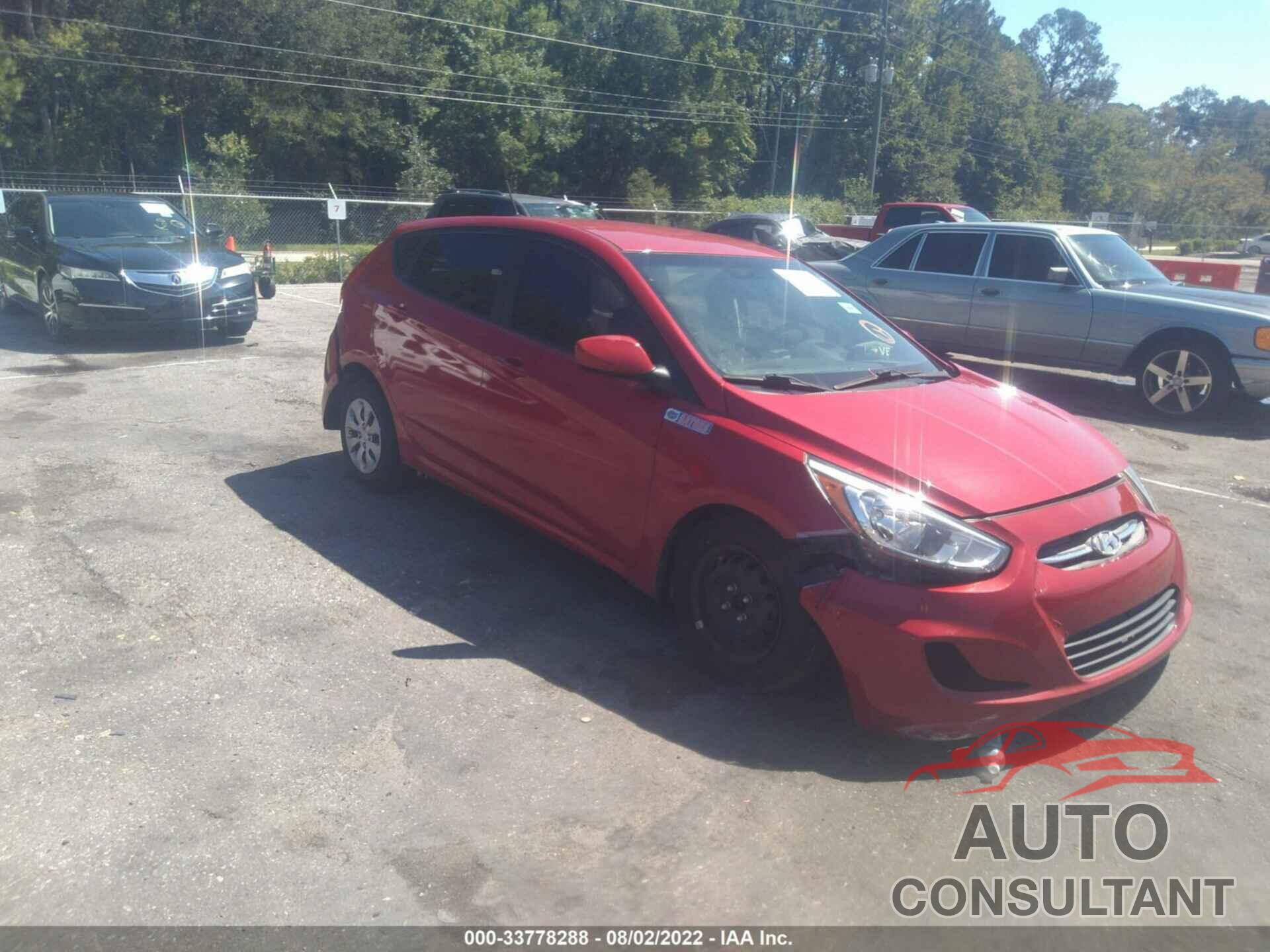 HYUNDAI ACCENT 2017 - KMHCT5AE2HU335143