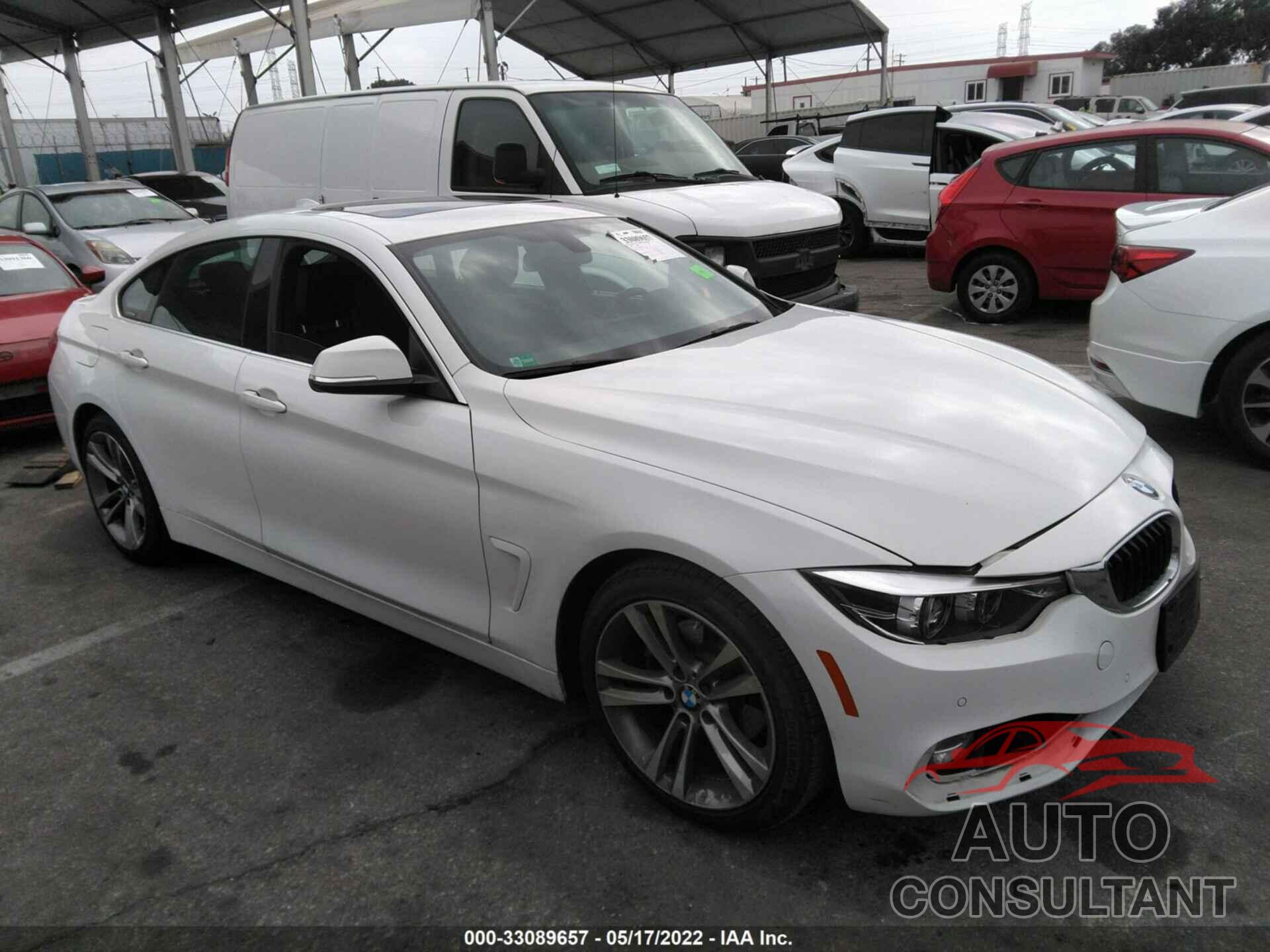 BMW 4 SERIES 2018 - WBA4J1C58JBG81087