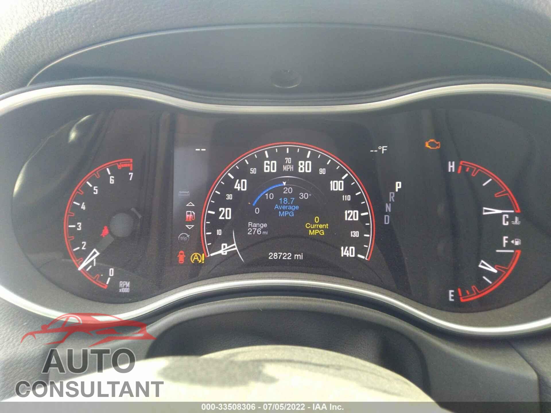 DODGE DURANGO 2020 - 1C4RDHAG7LC376767