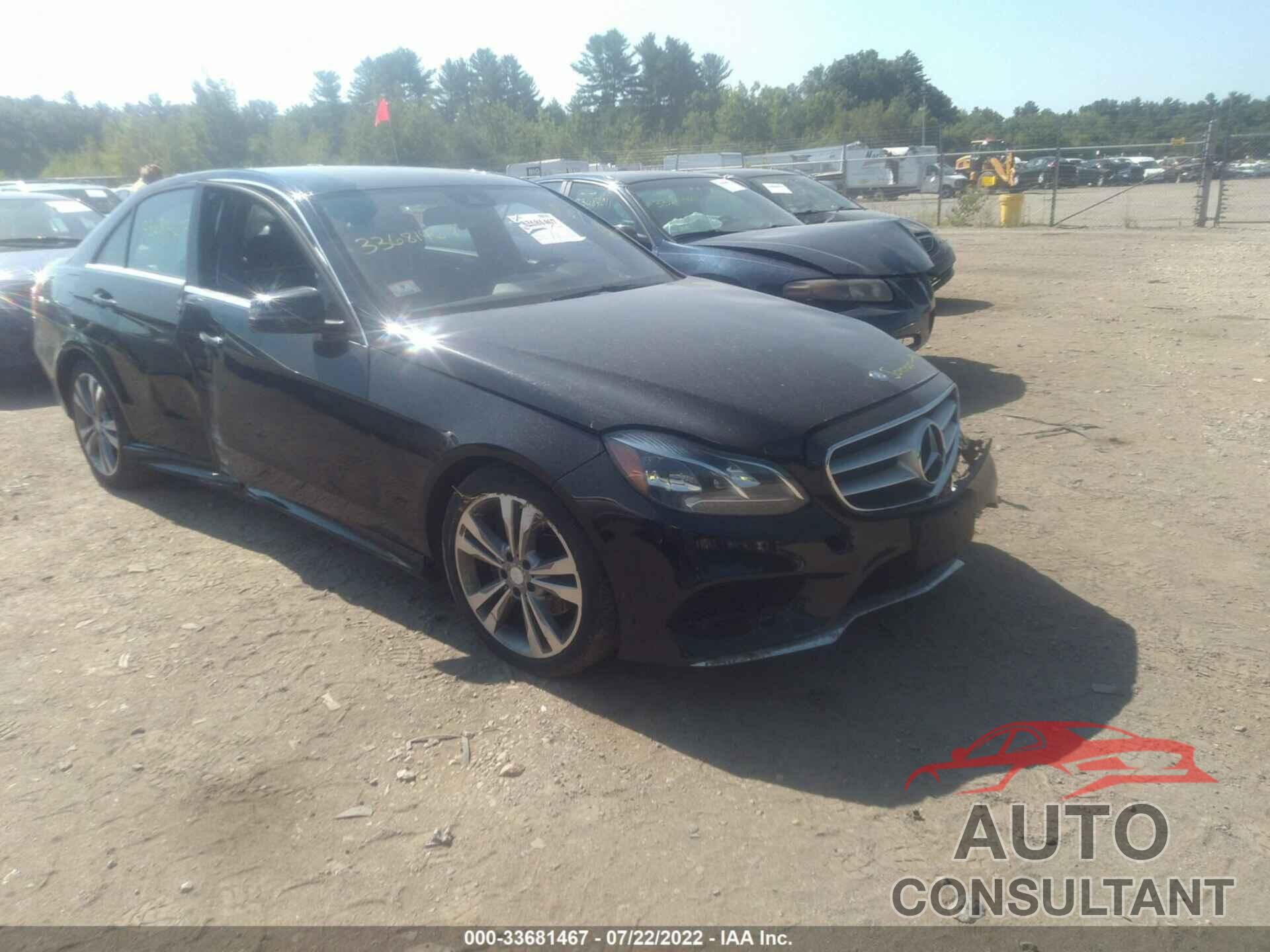 MERCEDES-BENZ E-CLASS 2016 - WDDHF8JB1GB258208