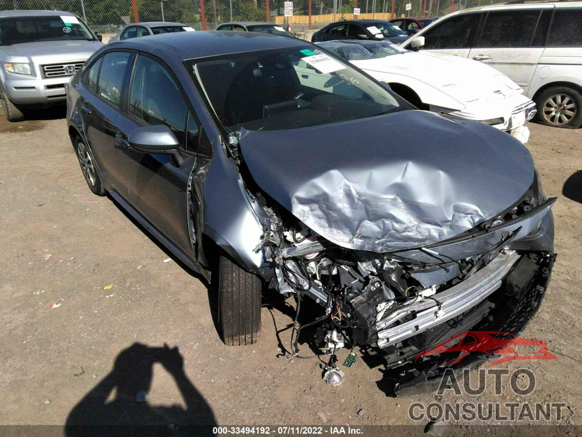 TOYOTA COROLLA 2021 - JTDEAMDE3MJ000266