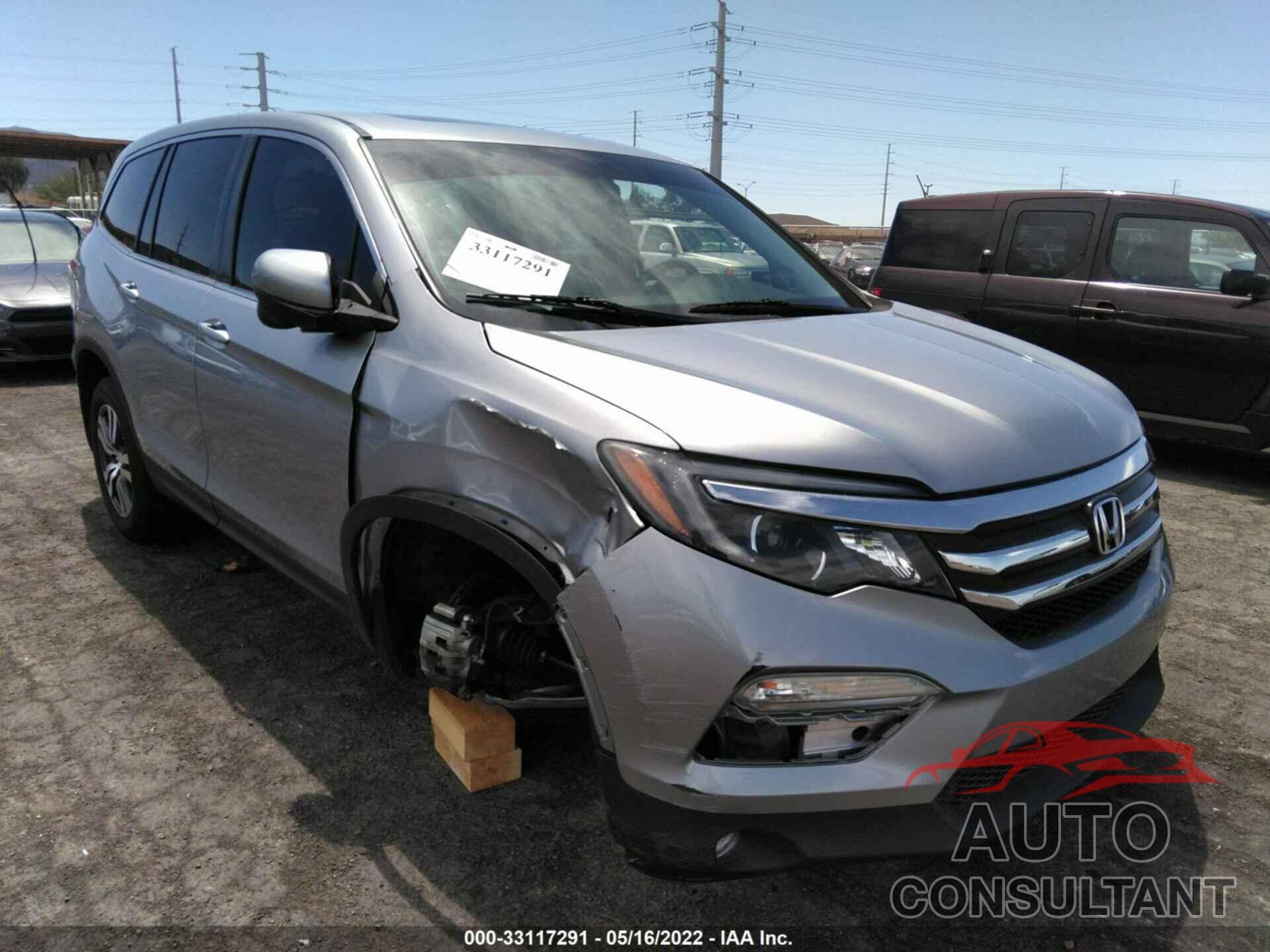 HONDA PILOT 2017 - 5FNYF5H8XHB005387