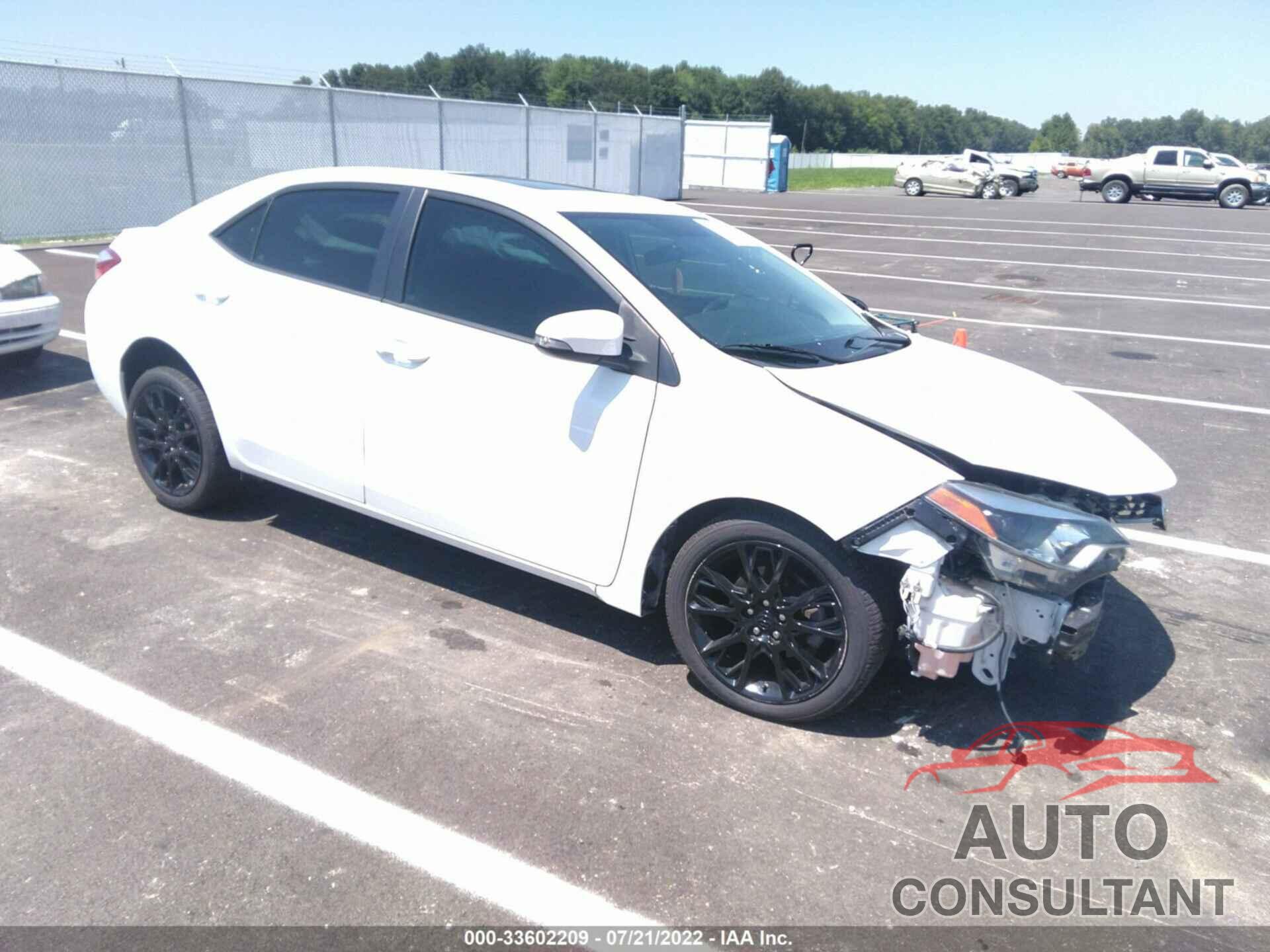 TOYOTA COROLLA 2016 - 2T1BURHE9GC535507