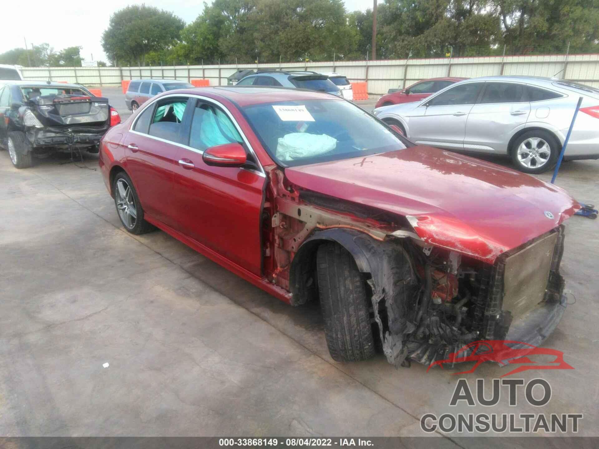 MERCEDES-BENZ E-CLASS 2017 - WDDZF4JB2HA232236
