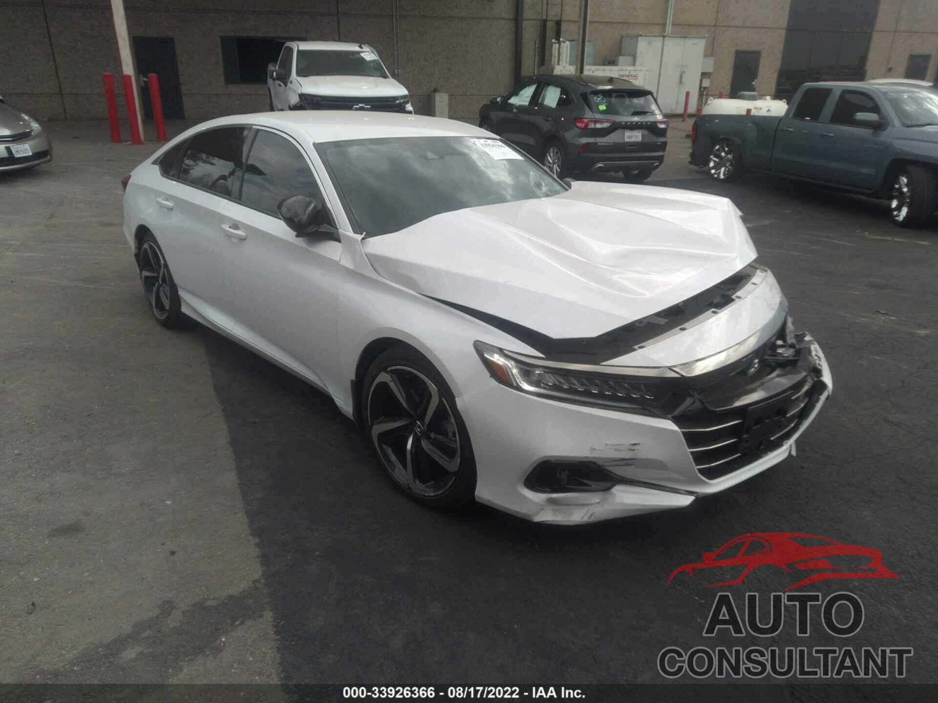 HONDA ACCORD SEDAN 2022 - 1HGCV1F47NA014270