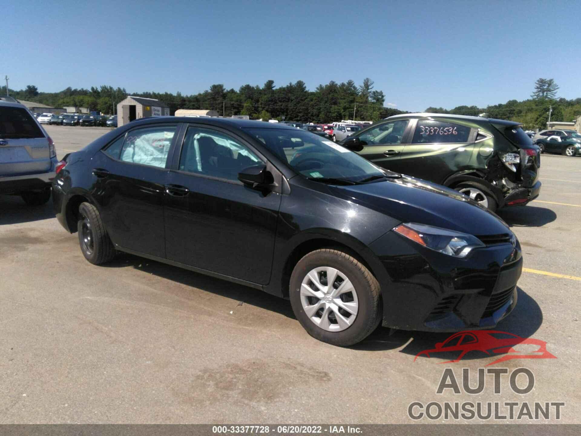 TOYOTA COROLLA 2016 - 2T1BURHE7GC734703