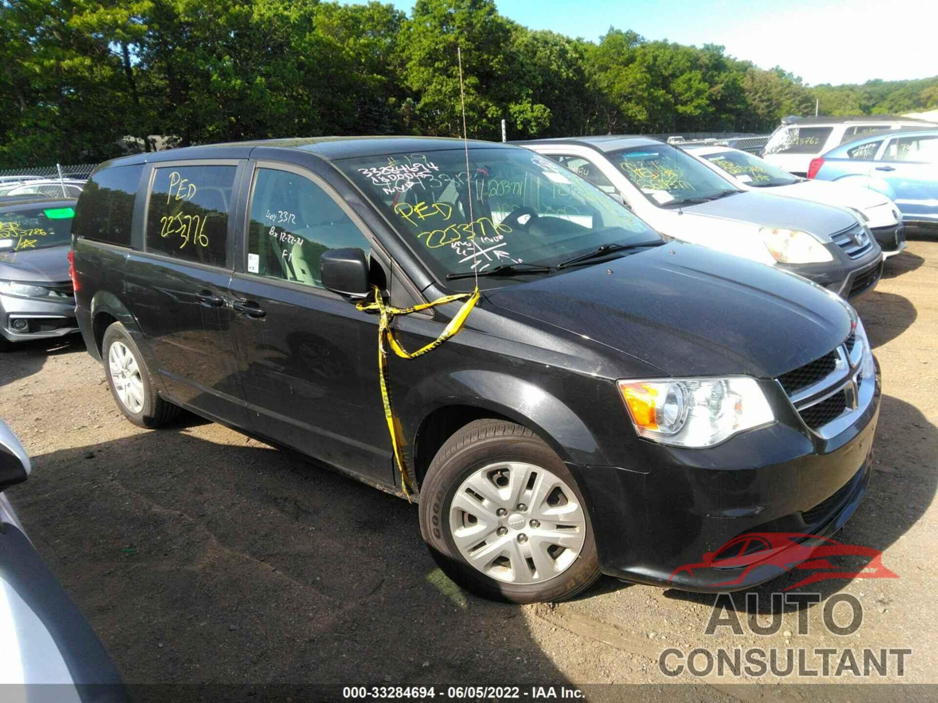 DODGE GRAND CARAVAN 2018 - 2C4RDGBG4JR146147