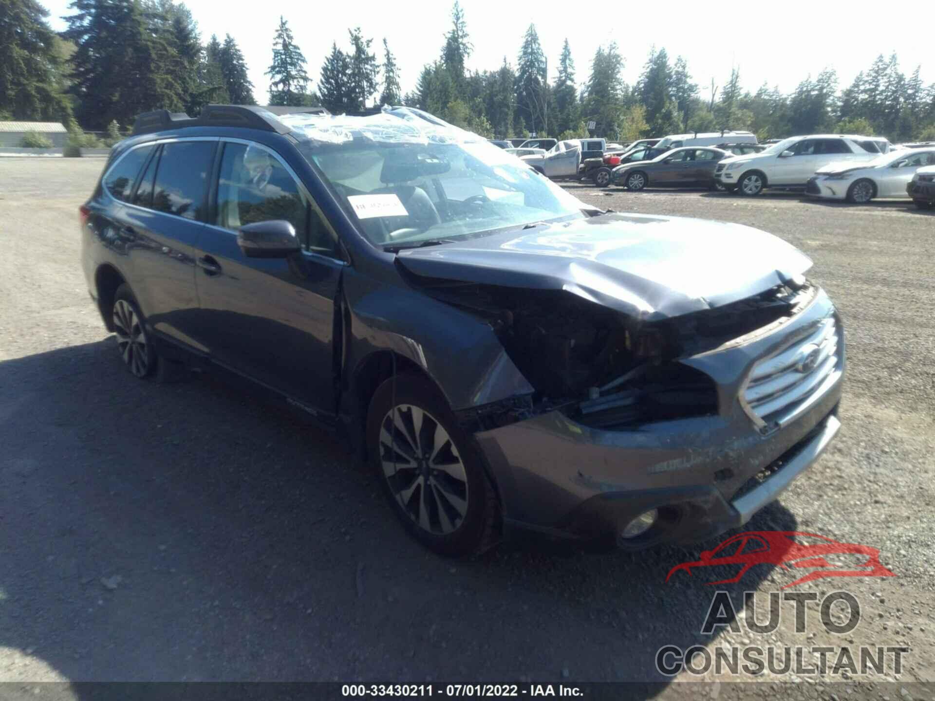 SUBARU OUTBACK 2016 - 4S4BSENC1G3292846