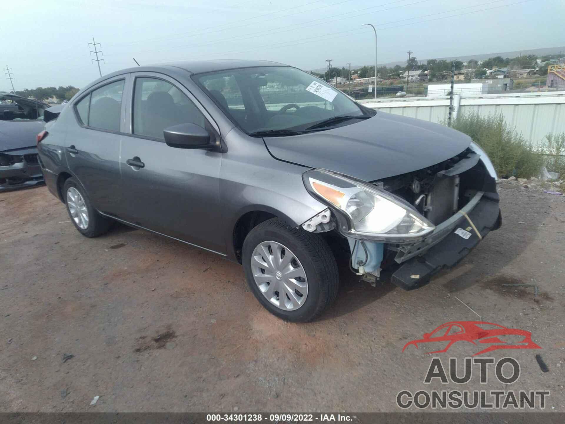 NISSAN VERSA 2016 - 3N1CN7AP1GL912445