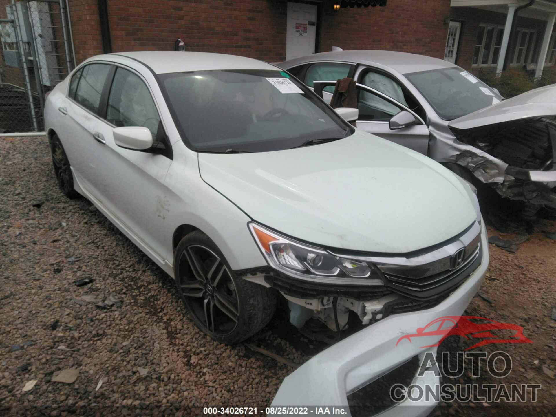 HONDA ACCORD SEDAN 2016 - 1HGCR2F50GA153095