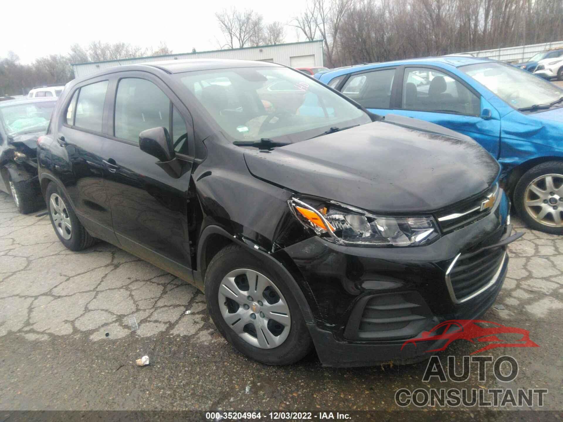 CHEVROLET TRAX 2018 - 3GNCJKSBXJL291199