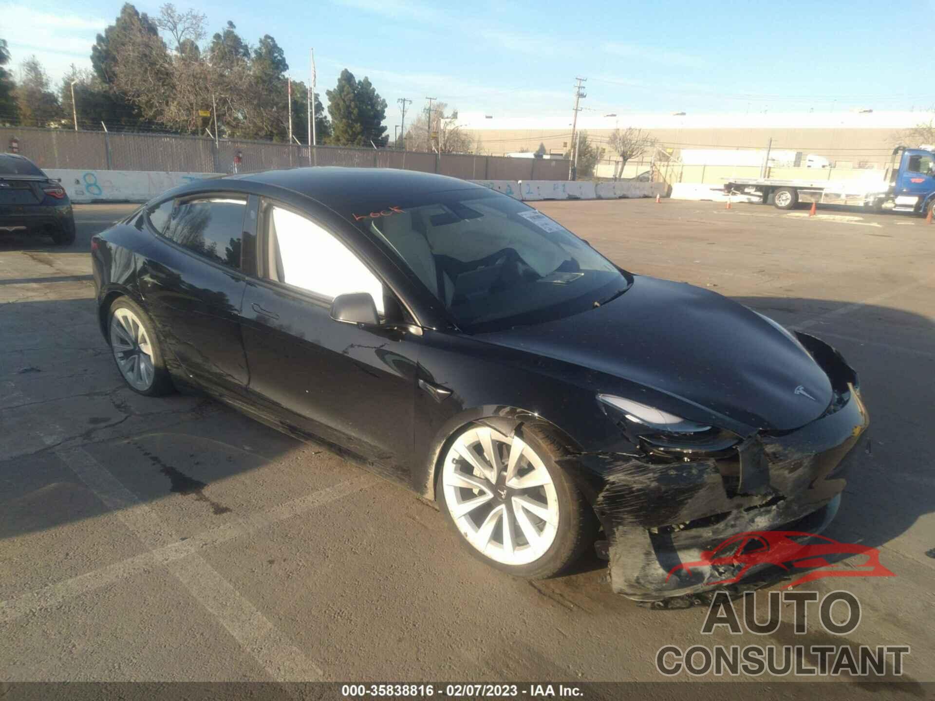 TESLA MODEL 3 2022 - 5YJ3E1EB7NF130963