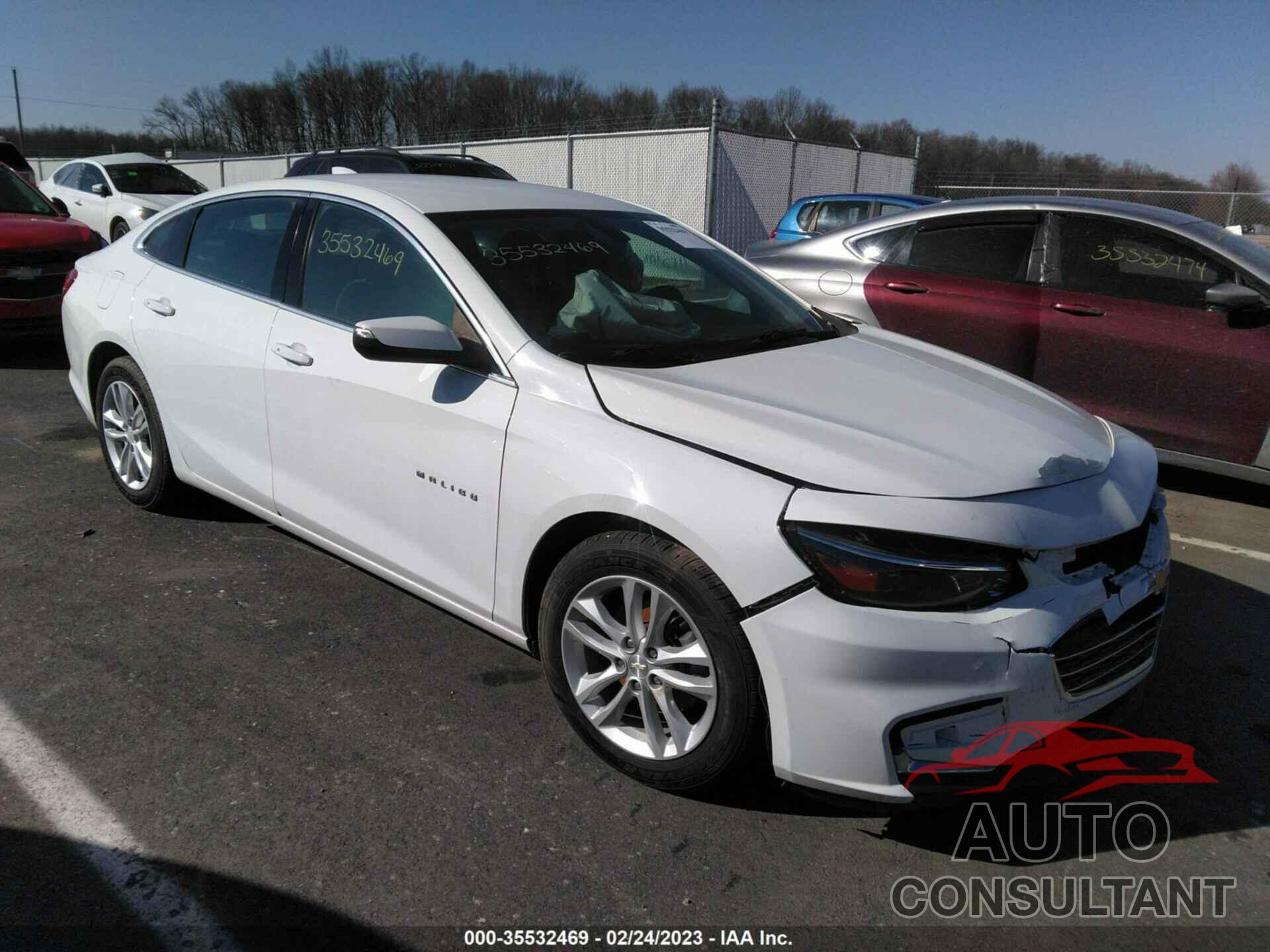 CHEVROLET MALIBU 2016 - 1G1ZE5ST5GF291768