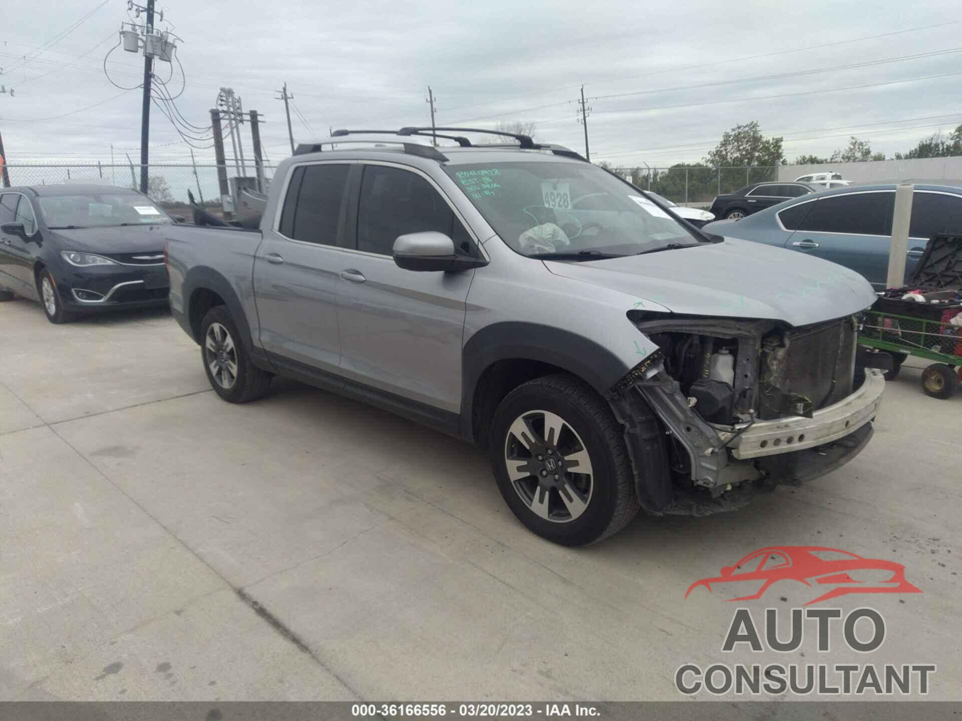 HONDA RIDGELINE 2017 - 5FPYK3F52HB033958