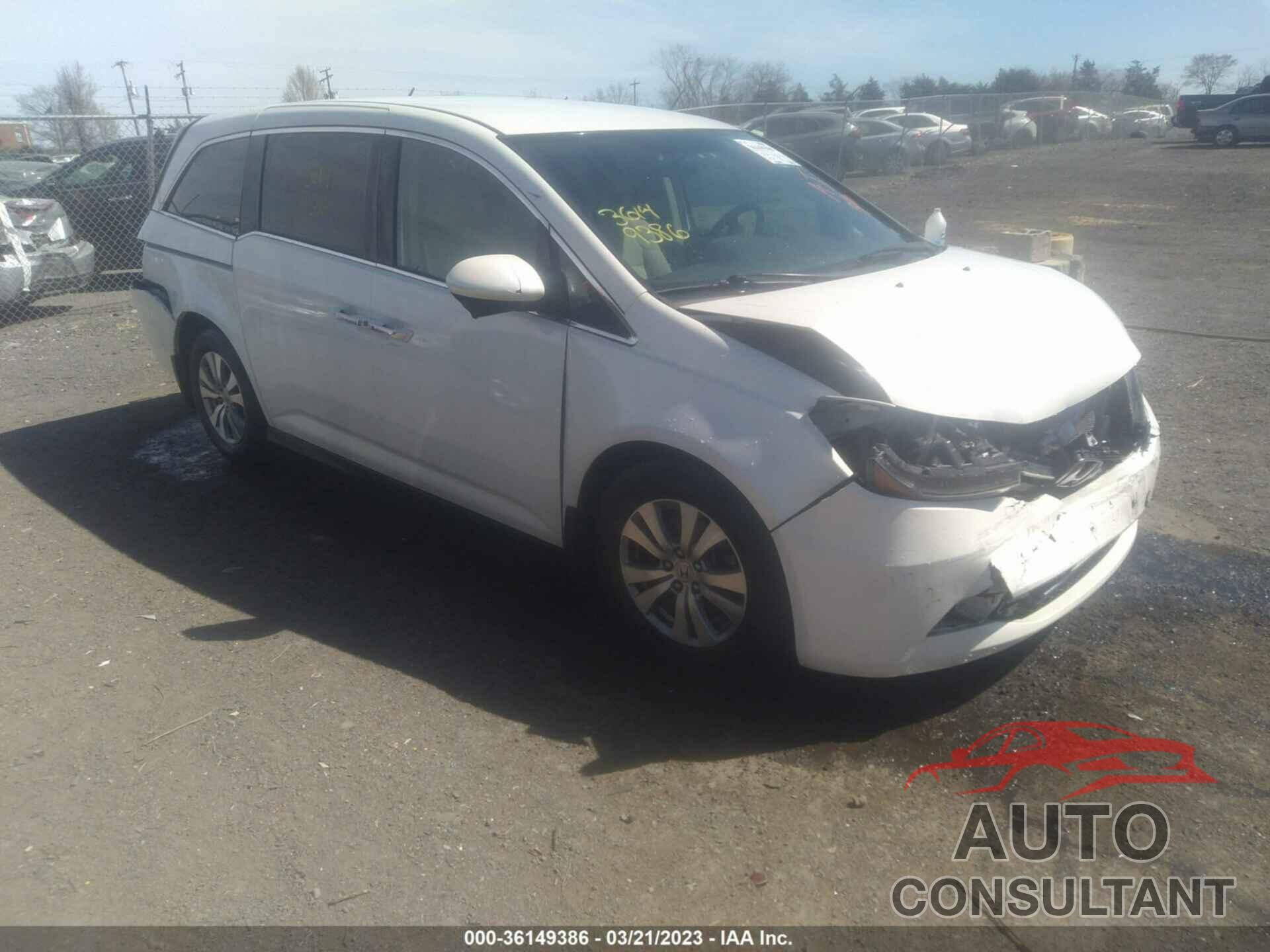 HONDA ODYSSEY 2016 - 5FNRL5H32GB009790