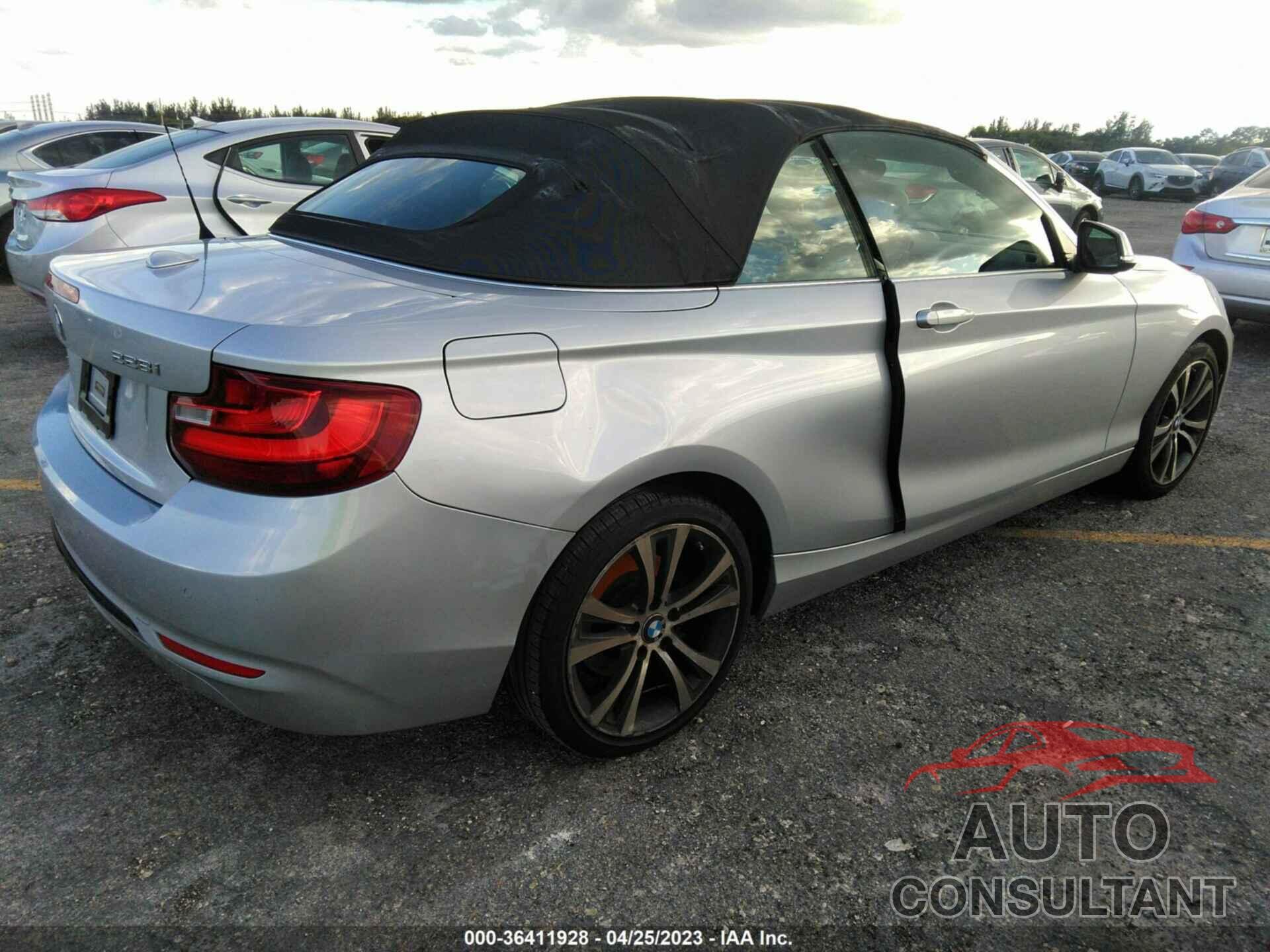 BMW 2 SERIES 2016 - WBA1K9C54GV322466