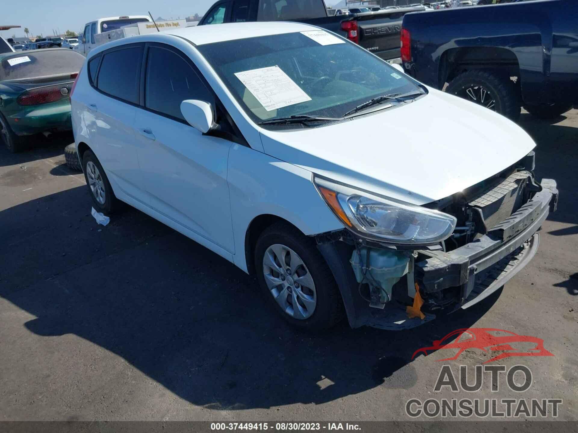 HYUNDAI ACCENT 2016 - KMHCT5AE8GU242173