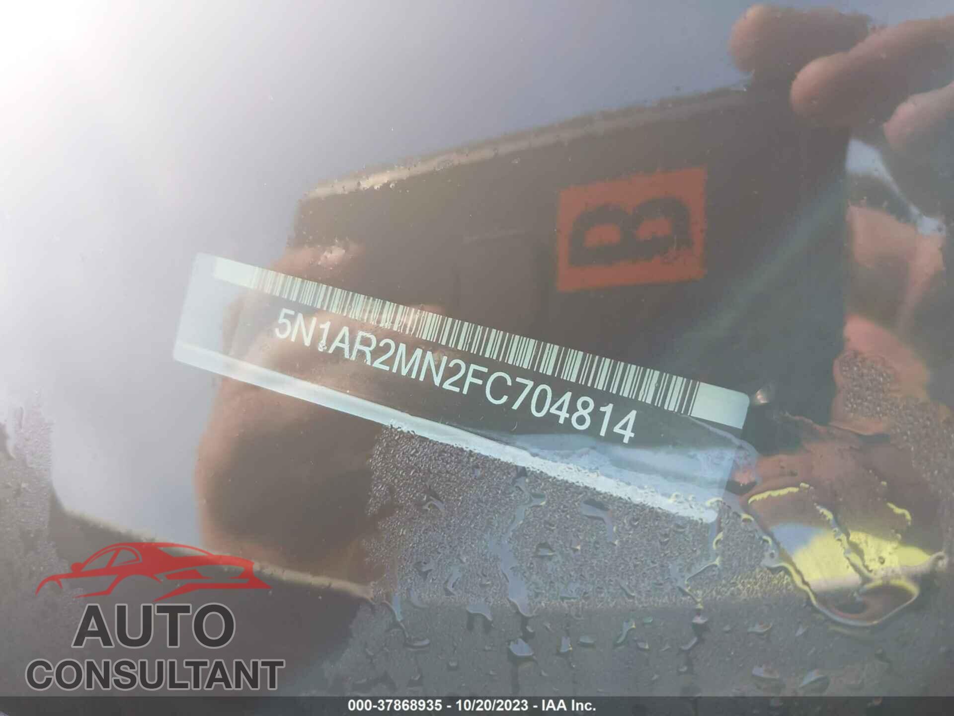 NISSAN PATHFINDER 2015 - 5N1AR2MN2FC704814
