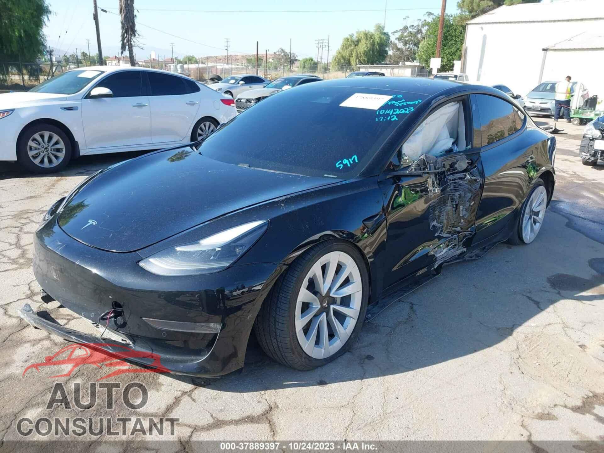 TESLA MODEL 3 2021 - 5YJ3E1EB2MF005917