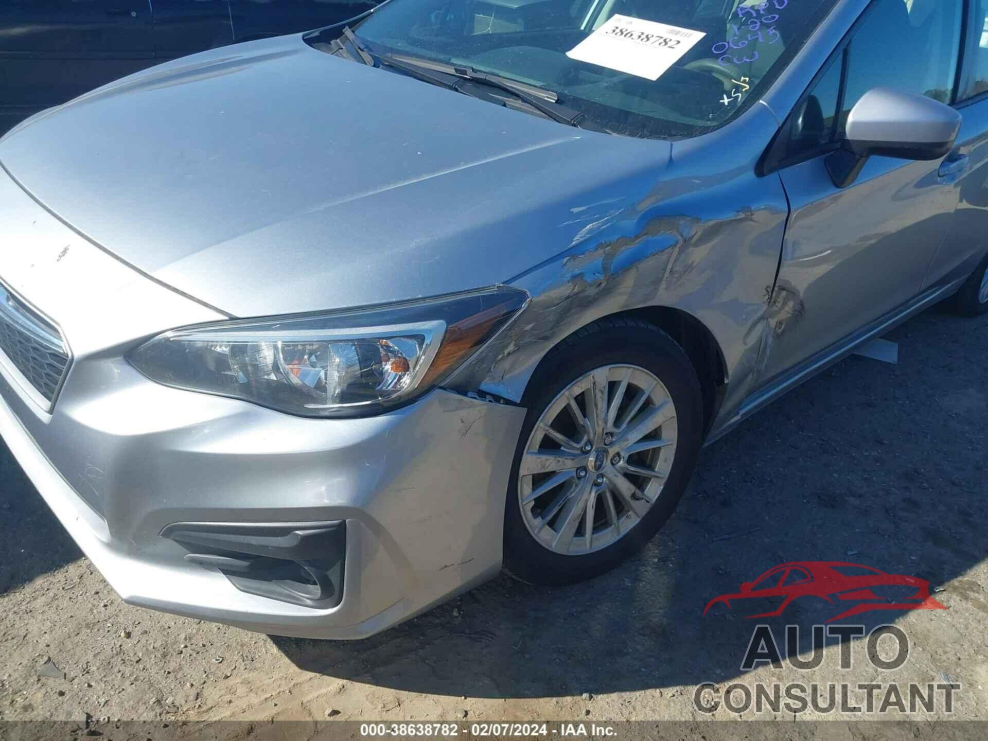 SUBARU IMPREZA 2017 - 4S3GTAB62H3730645