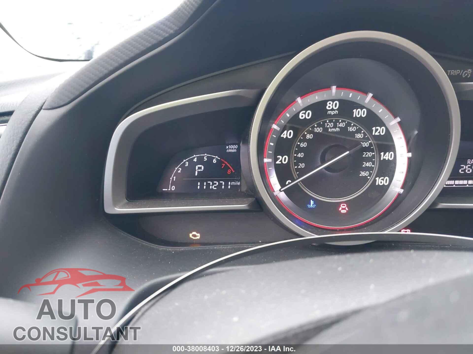 MAZDA MAZDA3 2016 - JM1BM1U76G1292882