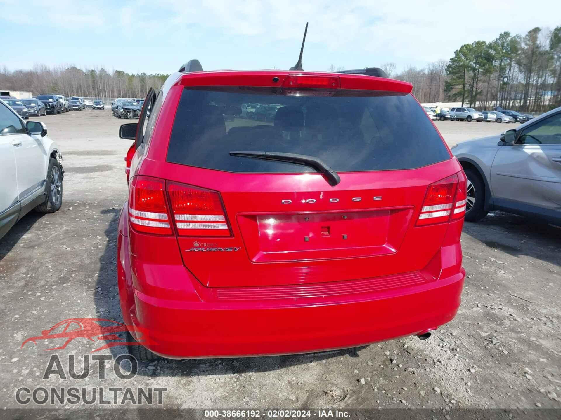 DODGE JOURNEY 2017 - 3C4PDCAB8HT677090