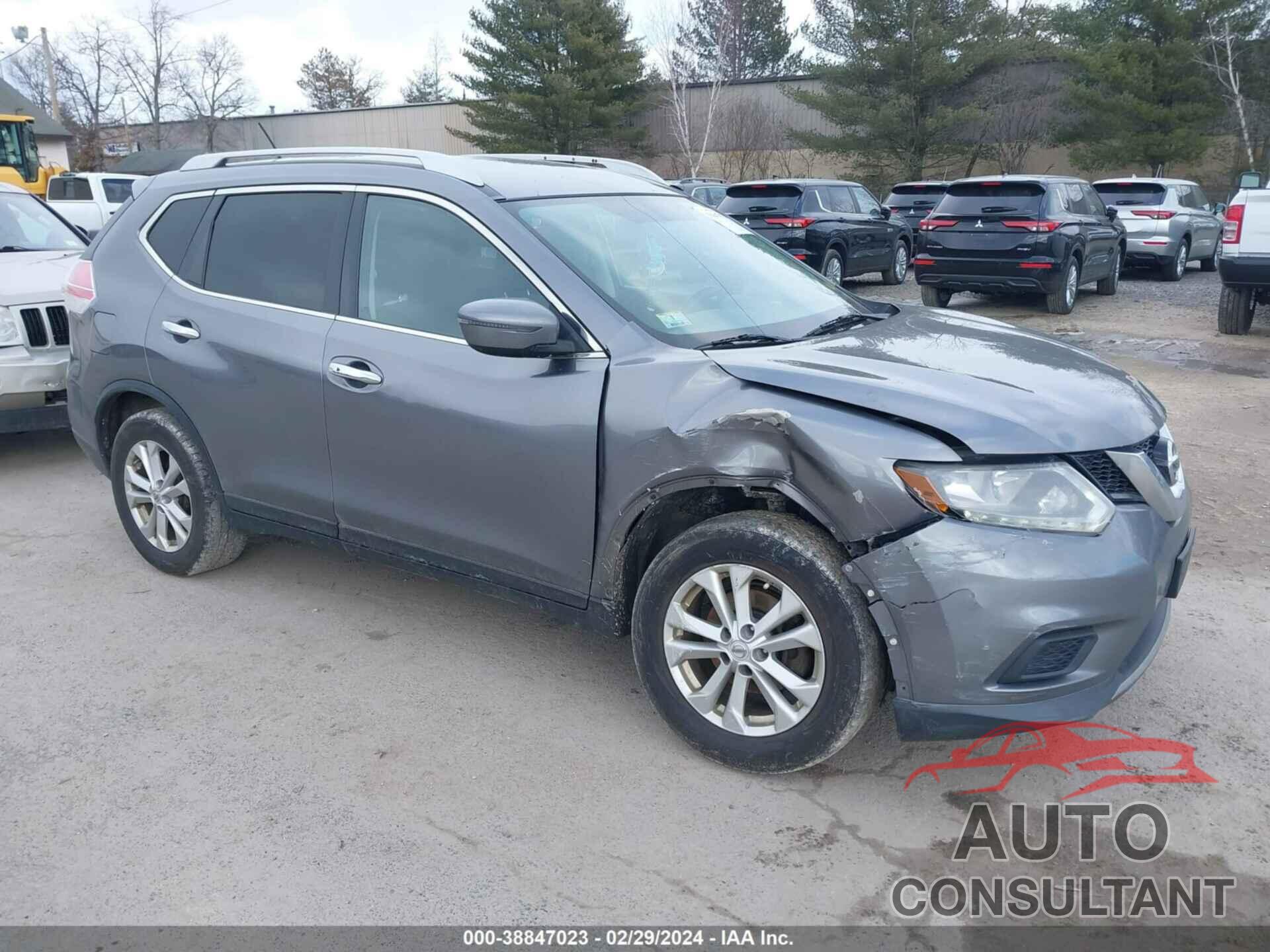 NISSAN ROGUE 2016 - KNMAT2MV0GP614559