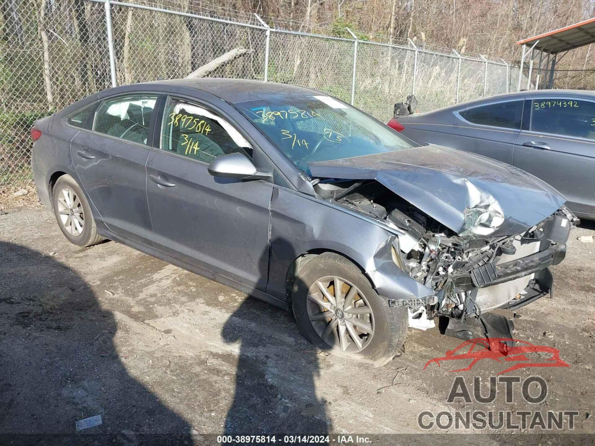 HYUNDAI SONATA 2018 - 5NPE24AF3JH706037