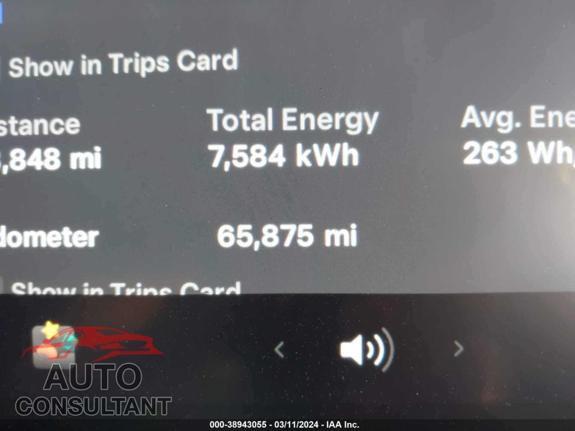 TESLA MODEL 3 2019 - 5YJ3E1EB4KF387123