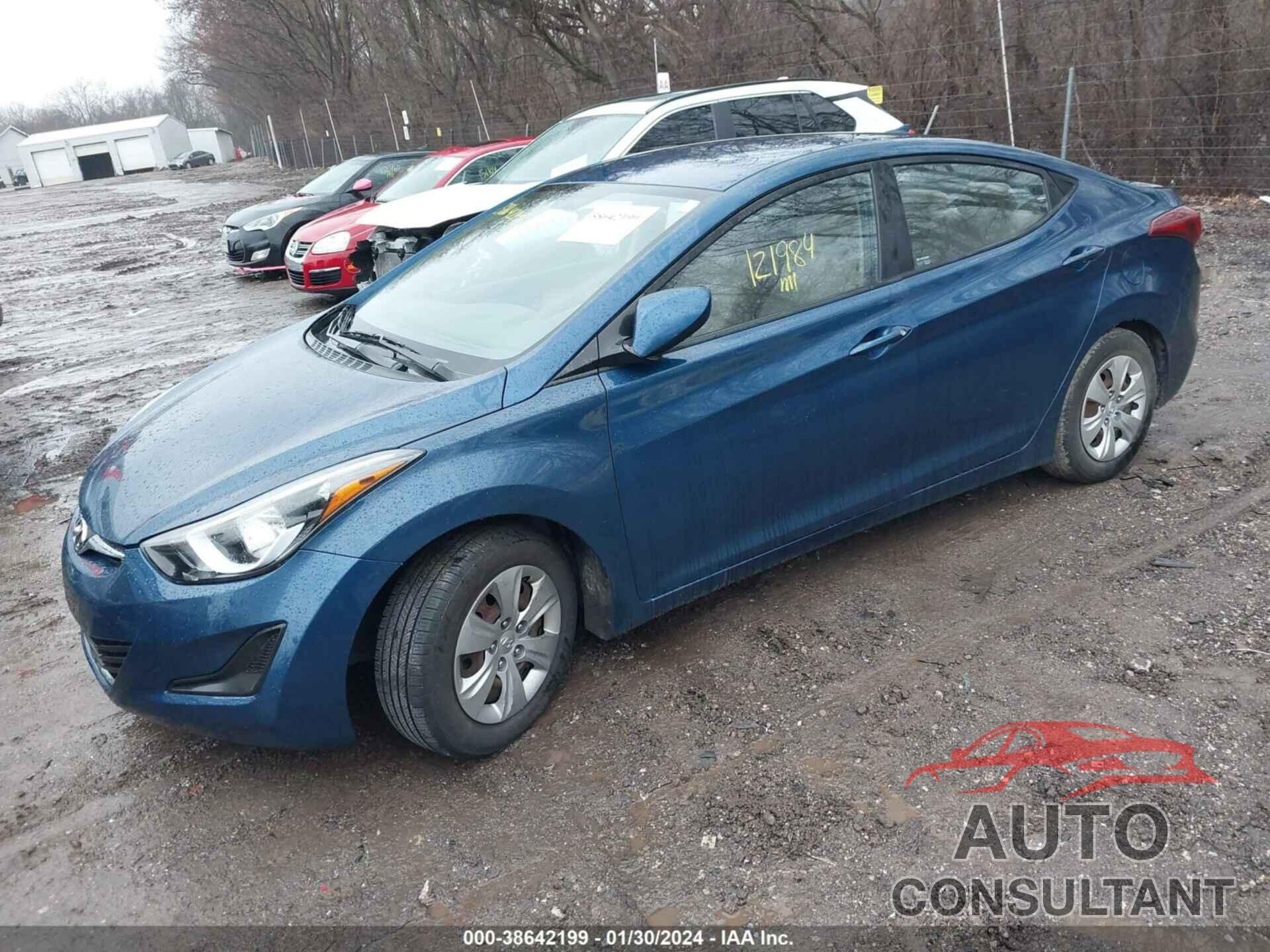 HYUNDAI ELANTRA 2016 - KMHDH4AE9GU542076