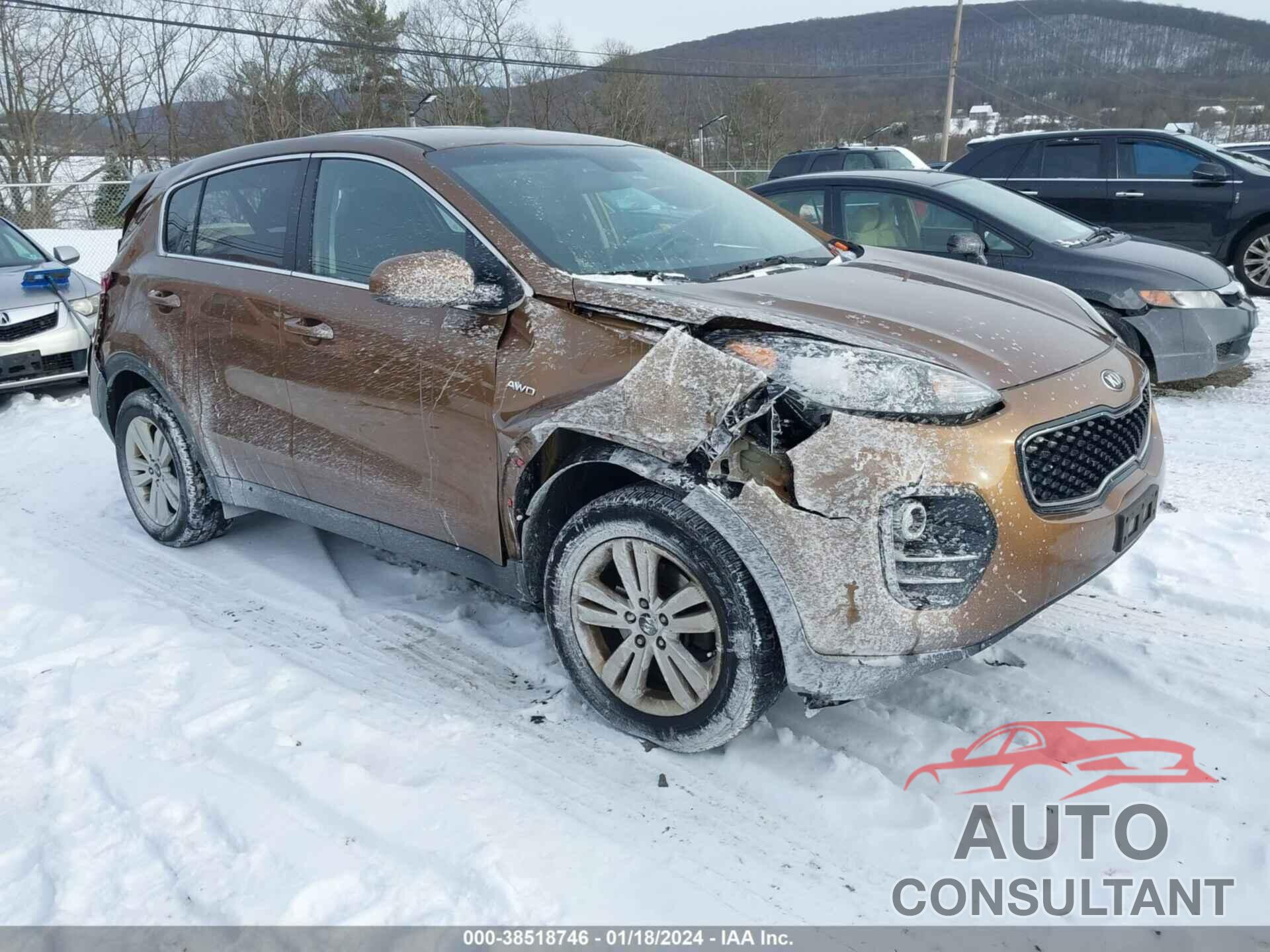 KIA SPORTAGE 2017 - KNDPMCAC7H7190721