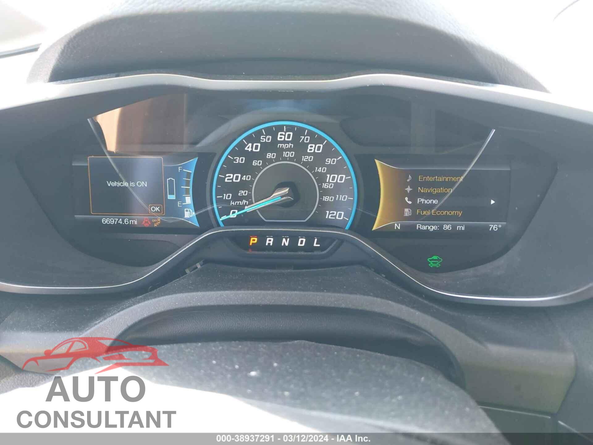 FORD C-MAX HYBRID 2017 - 1FADP5DU3HL117319