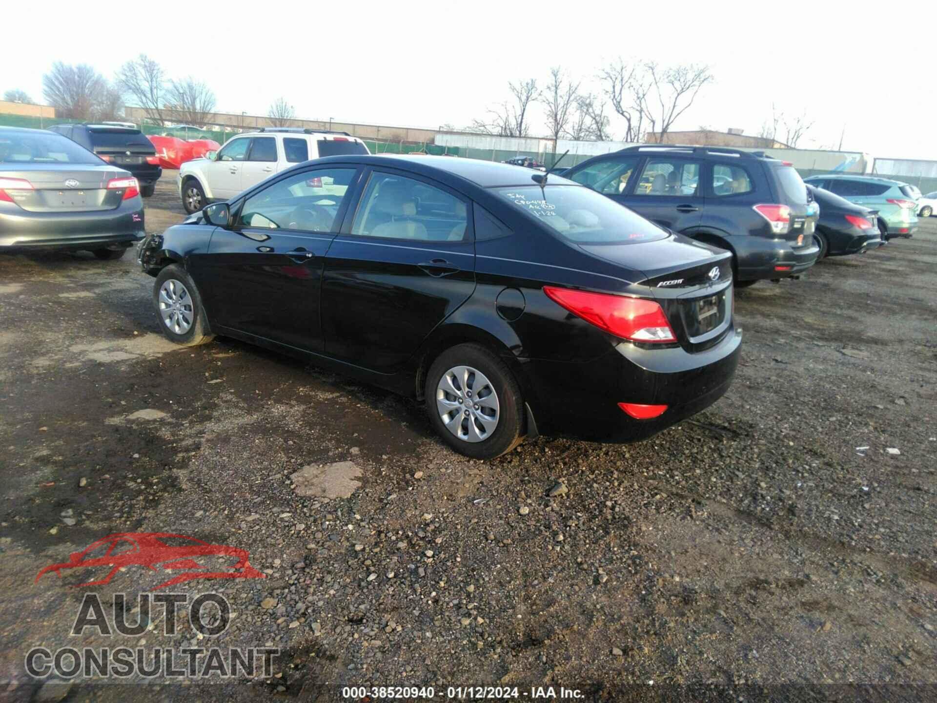 HYUNDAI ACCENT 2016 - KMHCT4AE7GU163653