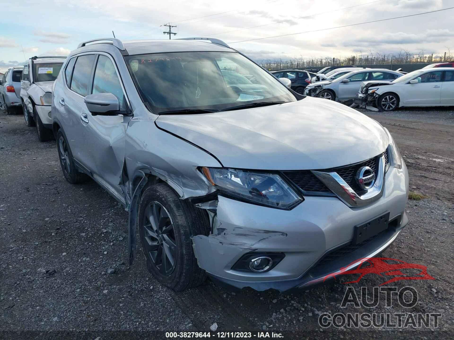 NISSAN ROGUE 2016 - KNMAT2MV5GP686261