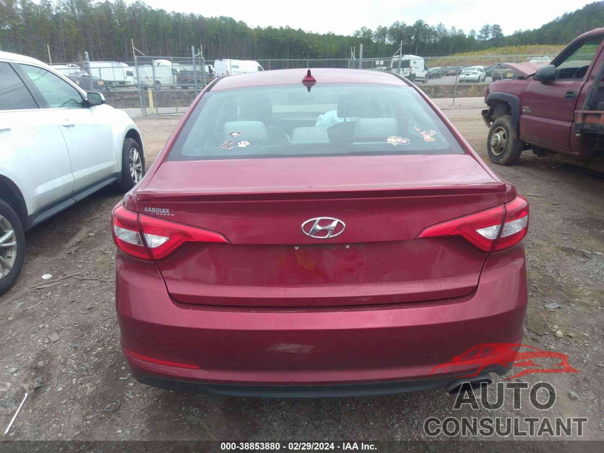 HYUNDAI SONATA 2016 - 5NPE24AF9GH368930