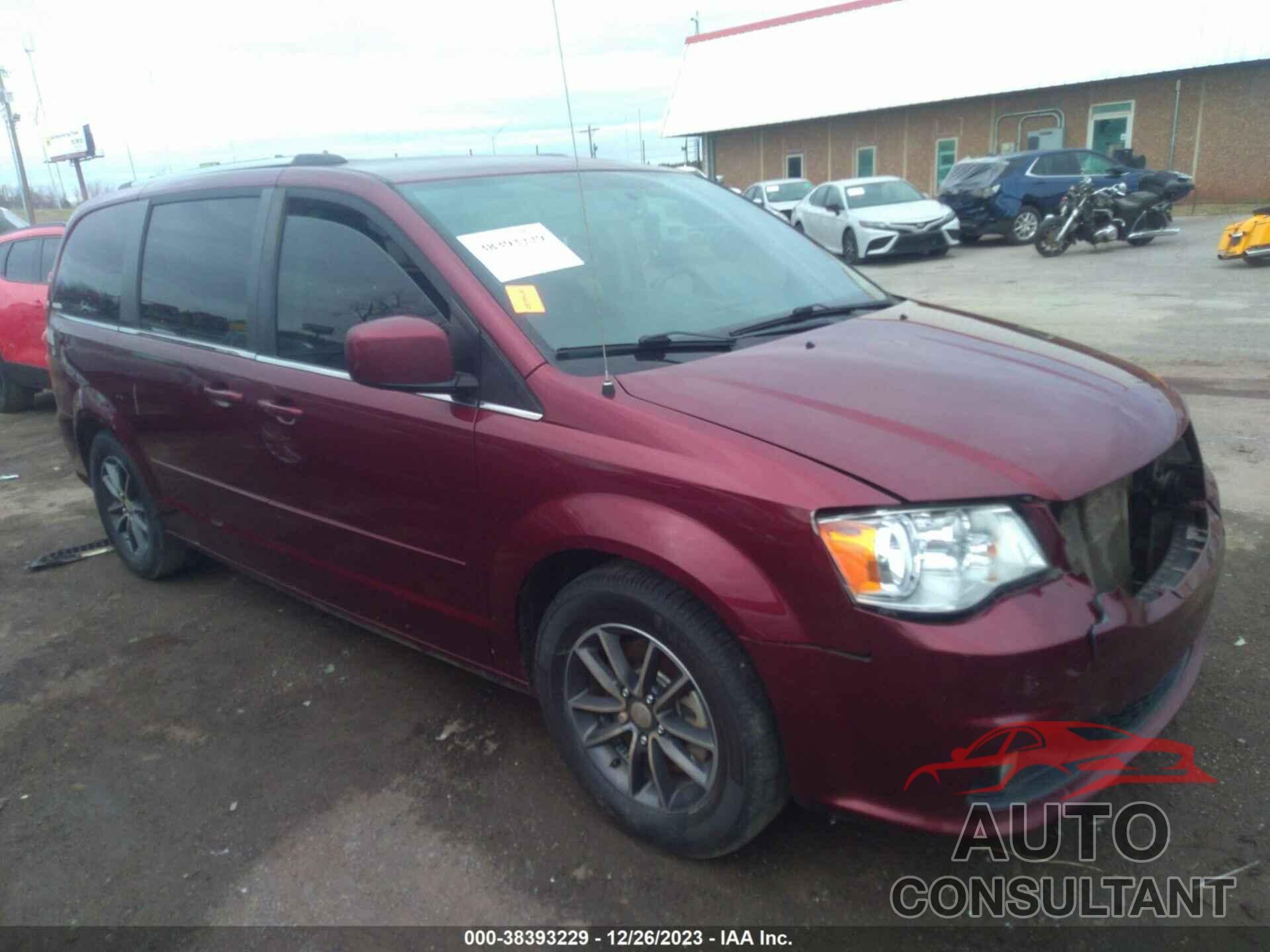 DODGE GRAND CARAVAN 2017 - 2C4RDGCG2HR649748