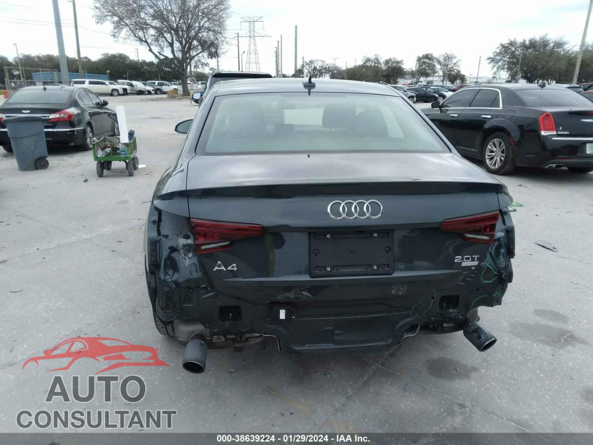 AUDI A4 2018 - WAUKMAF44JA135519