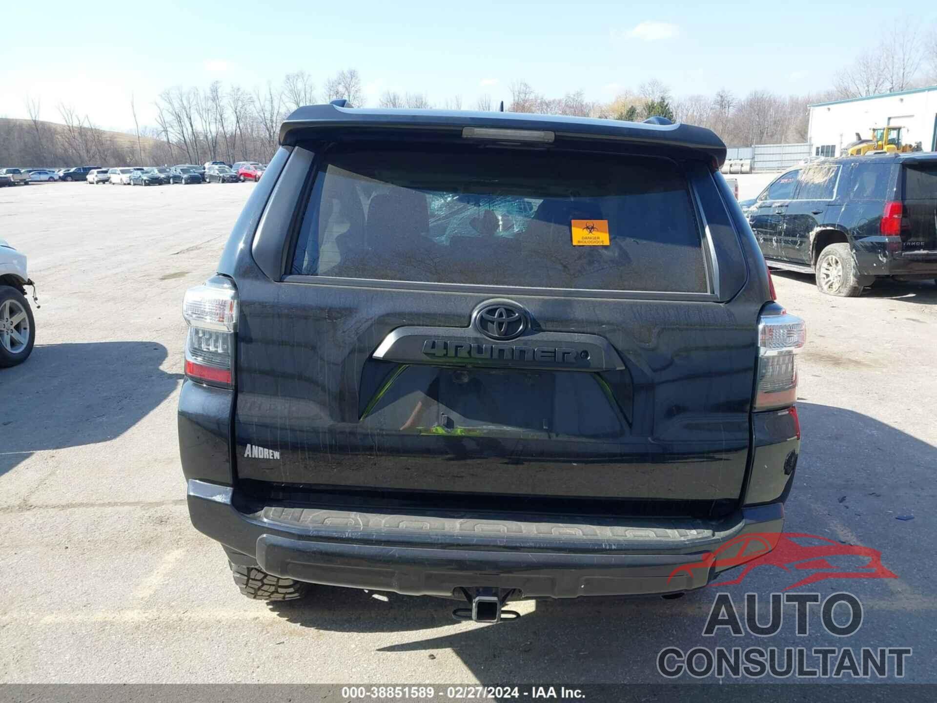 TOYOTA 4RUNNER 2018 - JTEBU5JR6J5599140