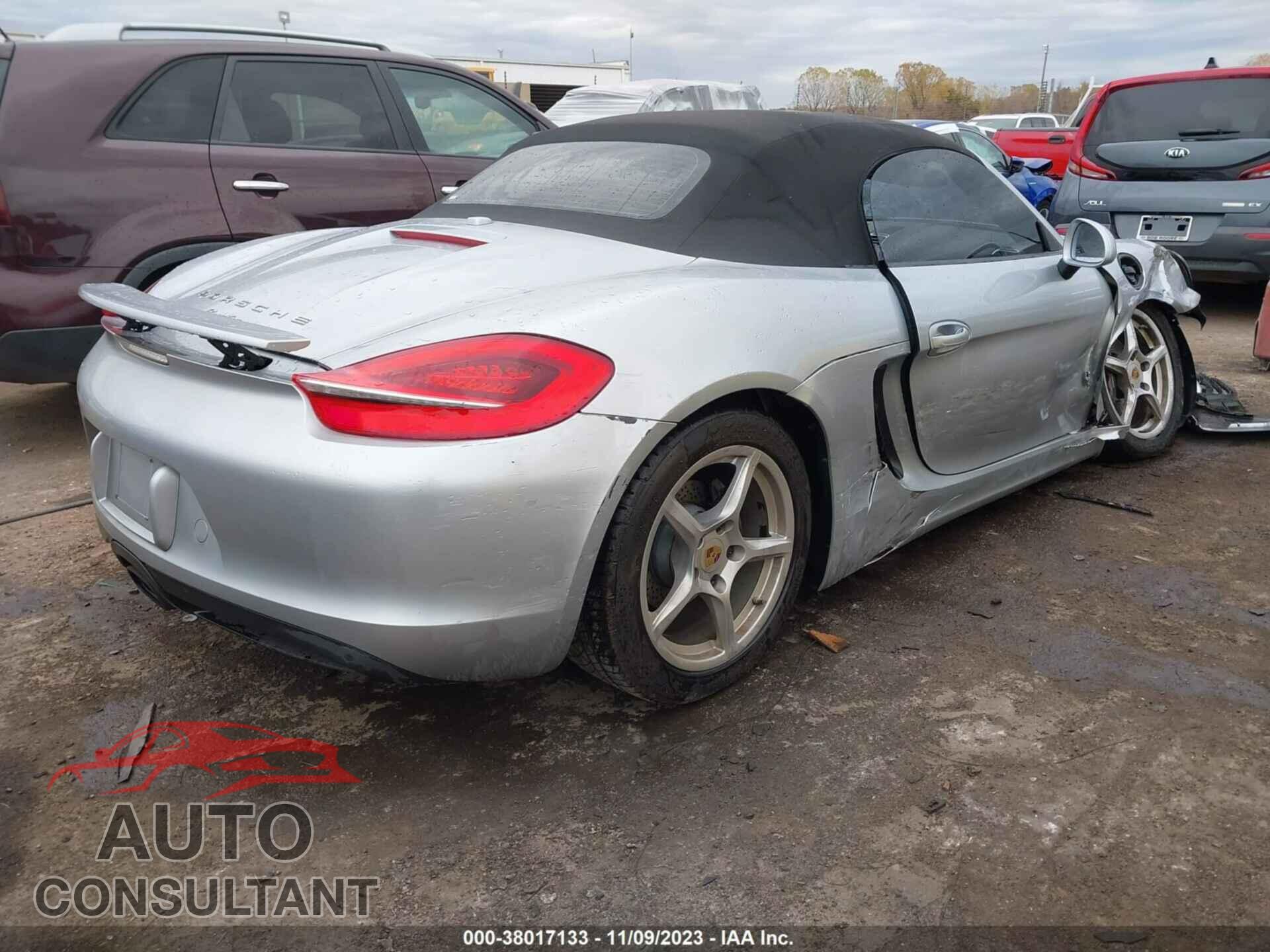 PORSCHE BOXSTER 2015 - WP0CA2A89FS120368