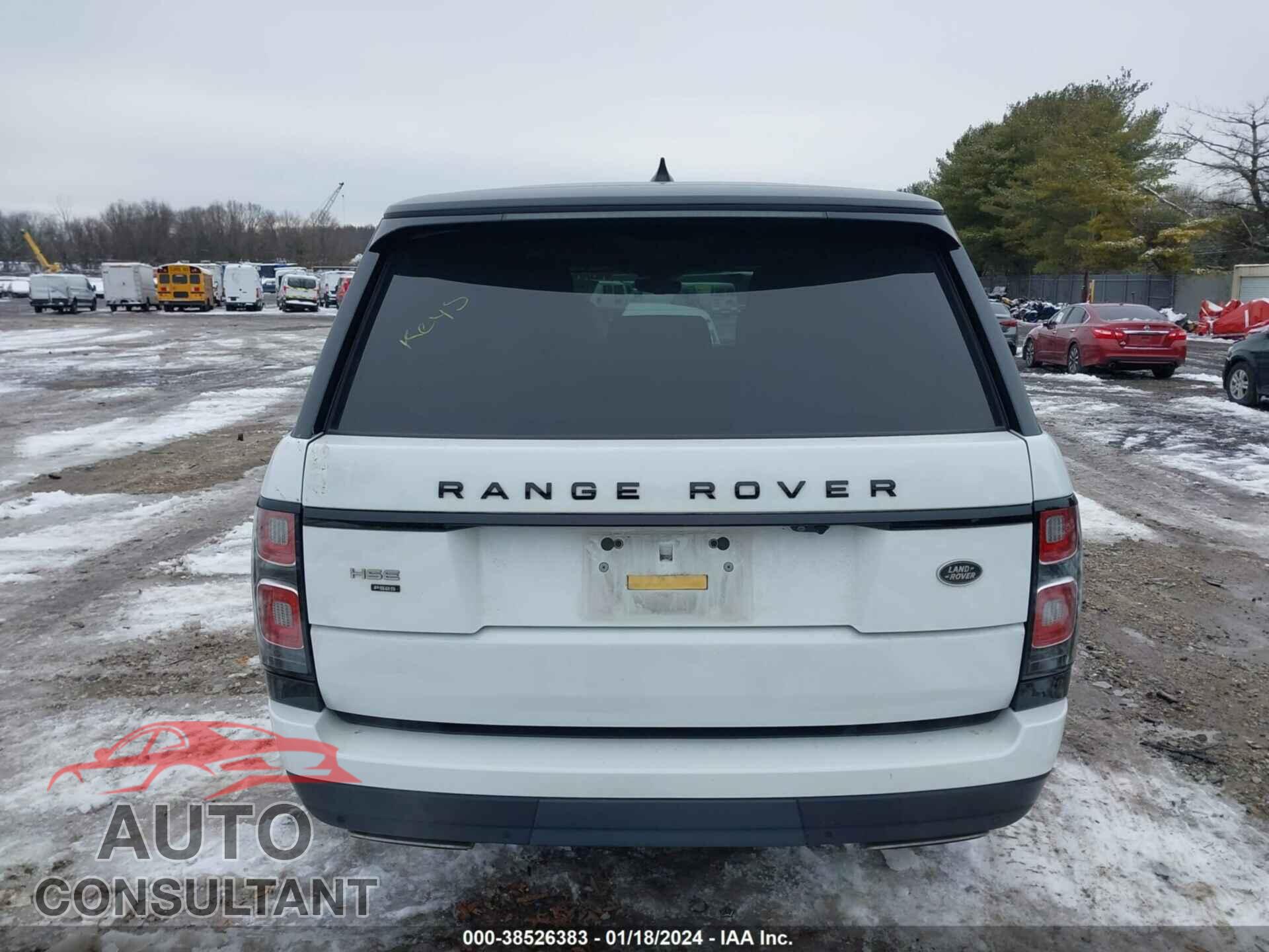 LAND ROVER RANGE ROVER 2020 - SALGS5SE6LA415099