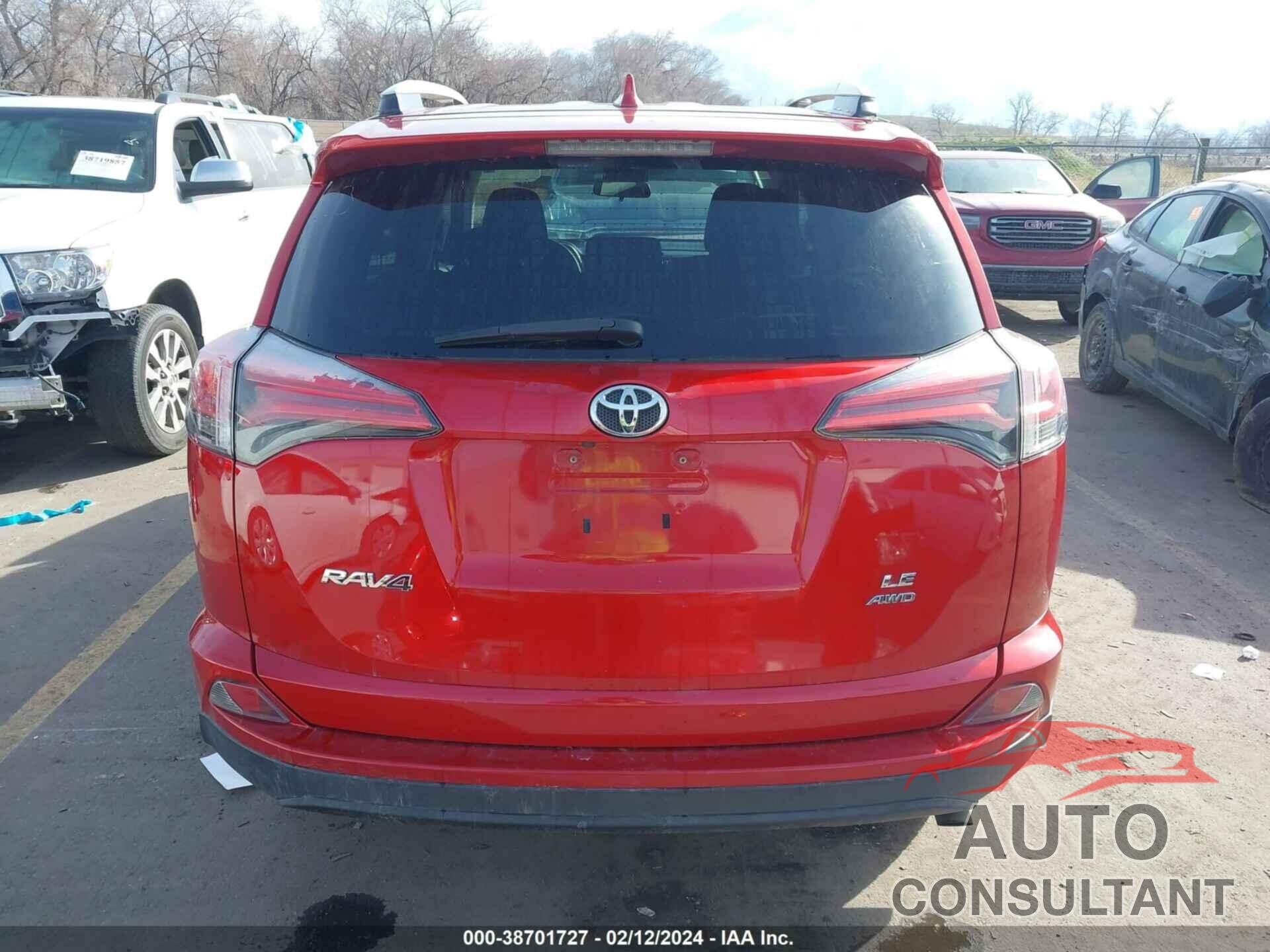 TOYOTA RAV4 2016 - 2T3BFREV7GW484562