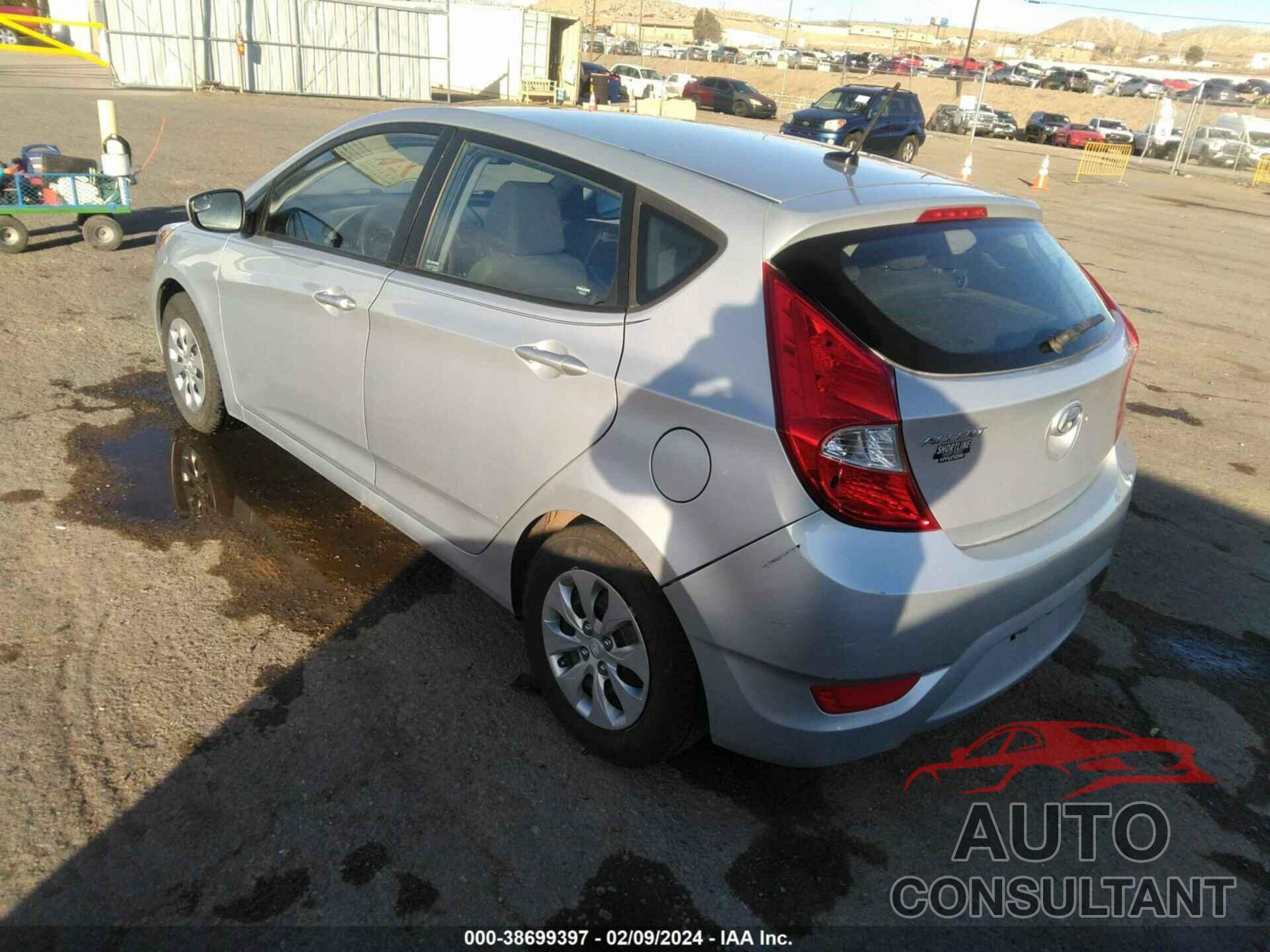 HYUNDAI ACCENT 2016 - KMHCT5AE8GU251391