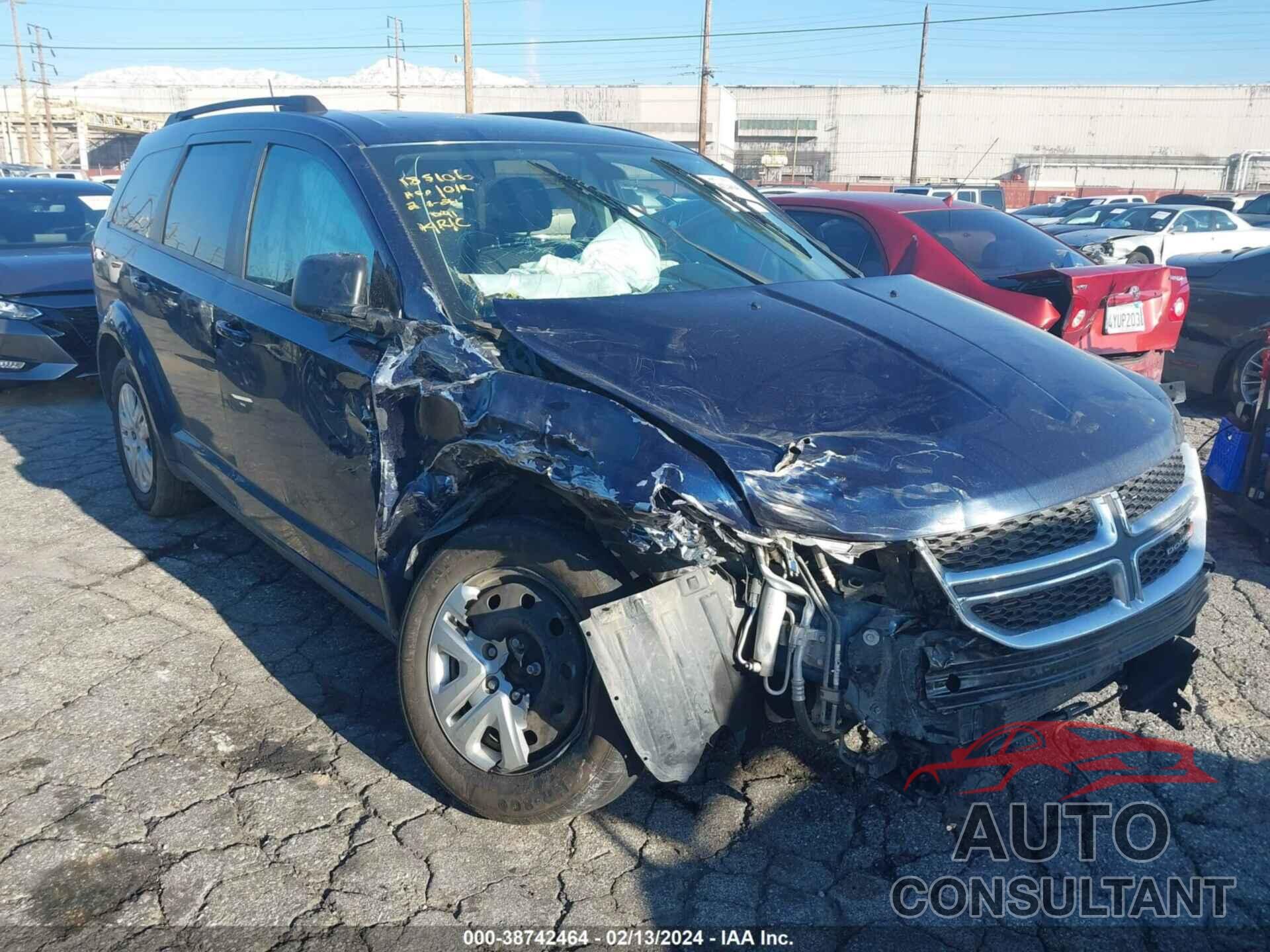 DODGE JOURNEY 2018 - 3C4PDCAB7JT508846