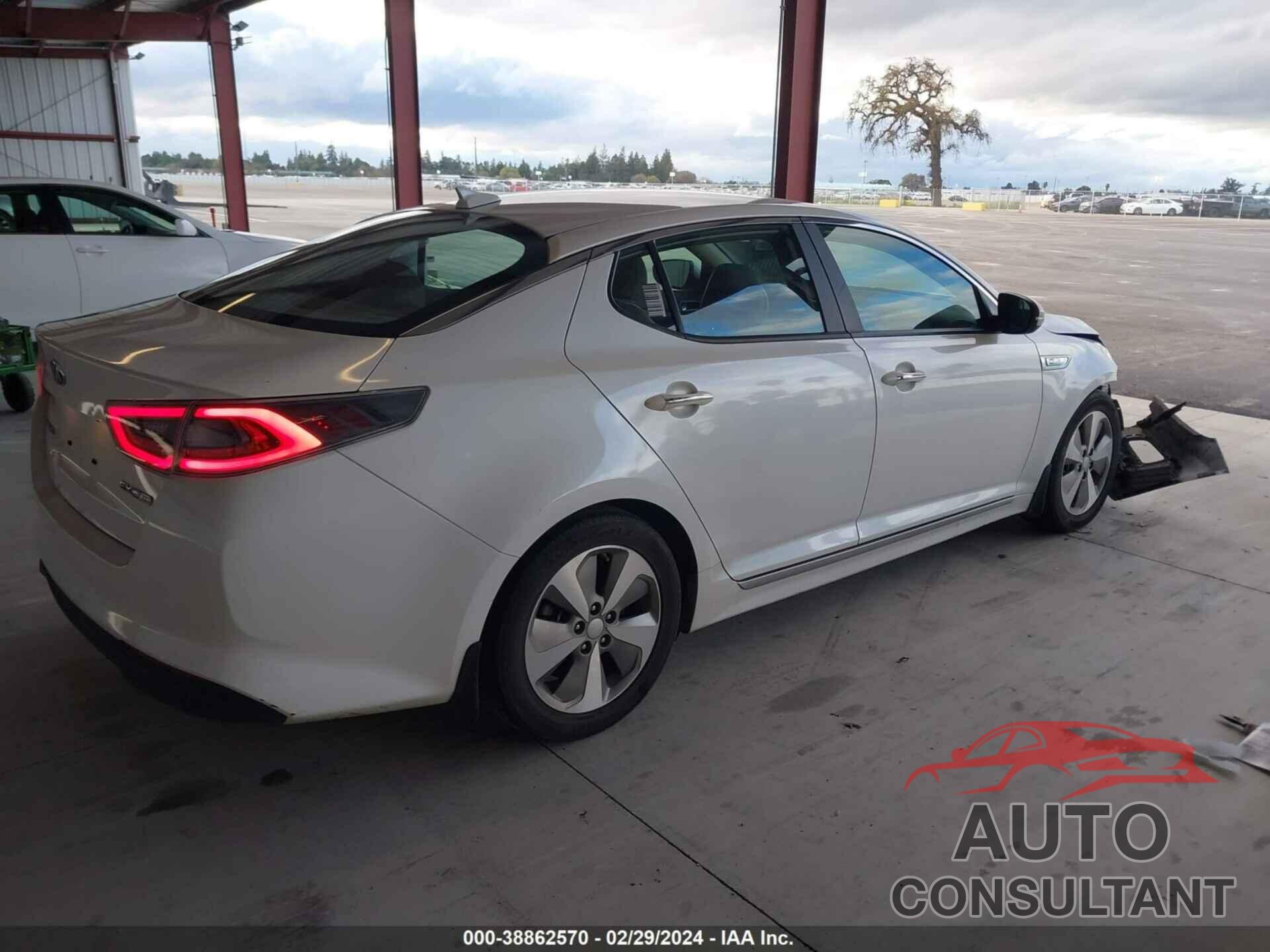 KIA OPTIMA HYBRID 2016 - KNAGN4AD9G5093166