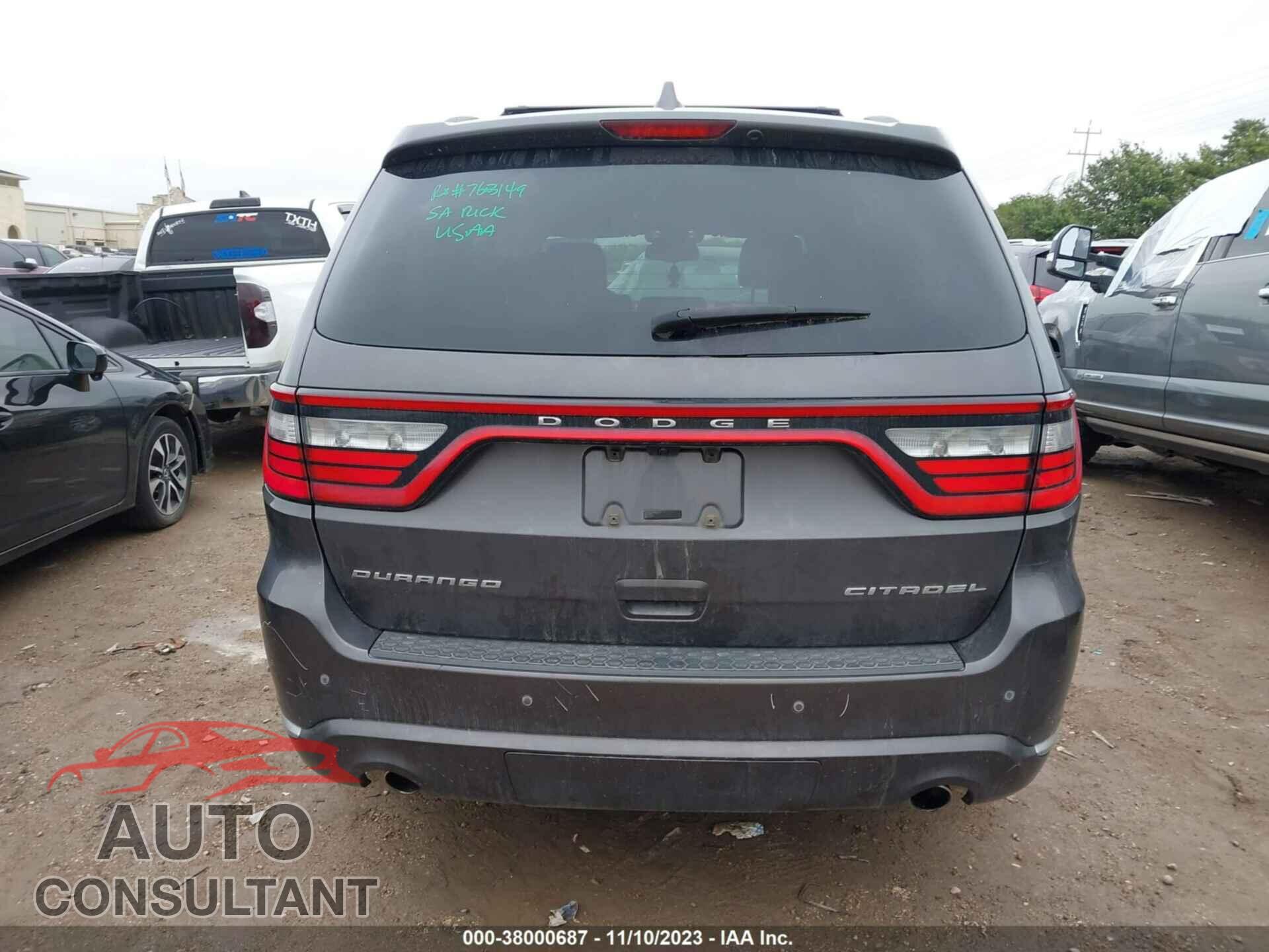 DODGE DURANGO 2016 - 1C4RDHEGXGC397614