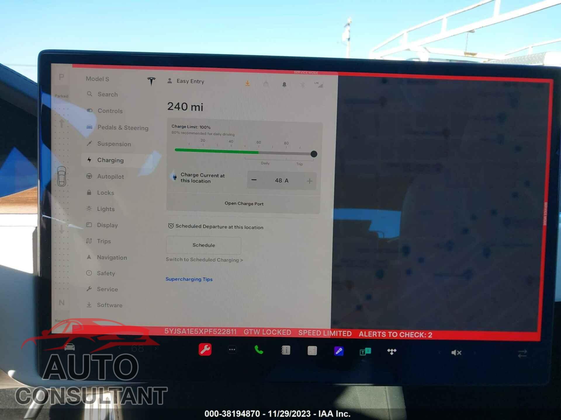 TESLA MODEL S 2023 - 5YJSA1E5XPF522811